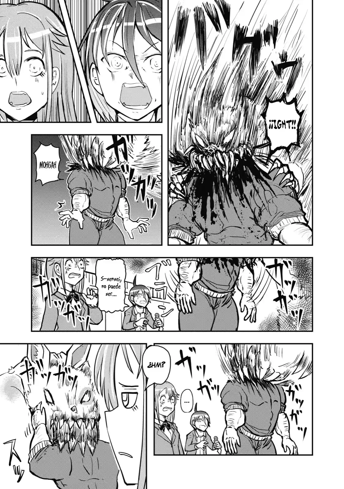 A Manga About The Kind Of PE Teacher Who Dies At The Start Of A School Horror Film capítulo 39 página 8