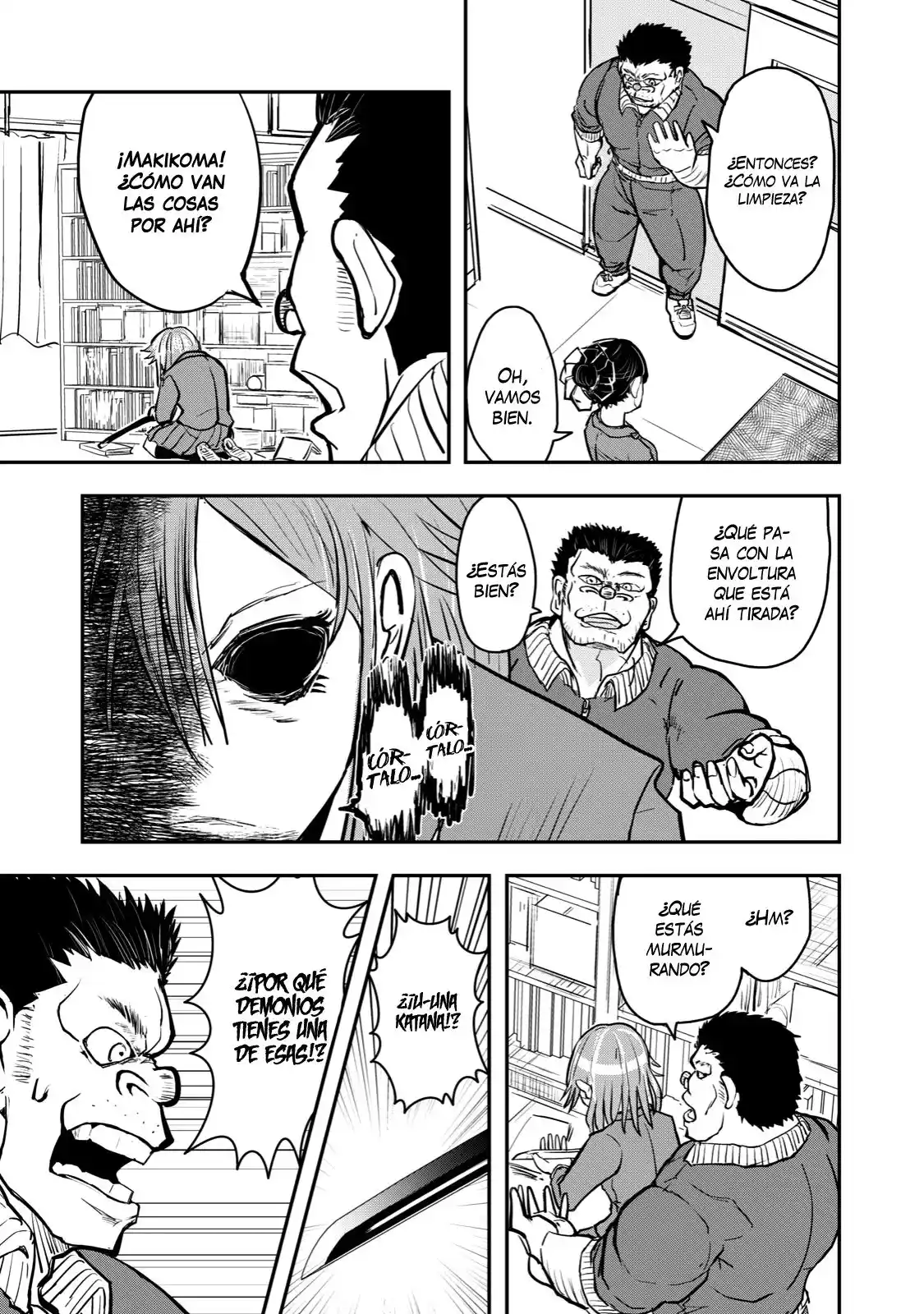 A Manga About The Kind Of PE Teacher Who Dies At The Start Of A School Horror Film capítulo 47 página 6