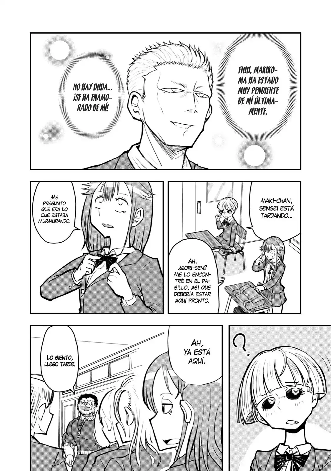 A Manga About The Kind Of PE Teacher Who Dies At The Start Of A School Horror Film capítulo 49 página 9