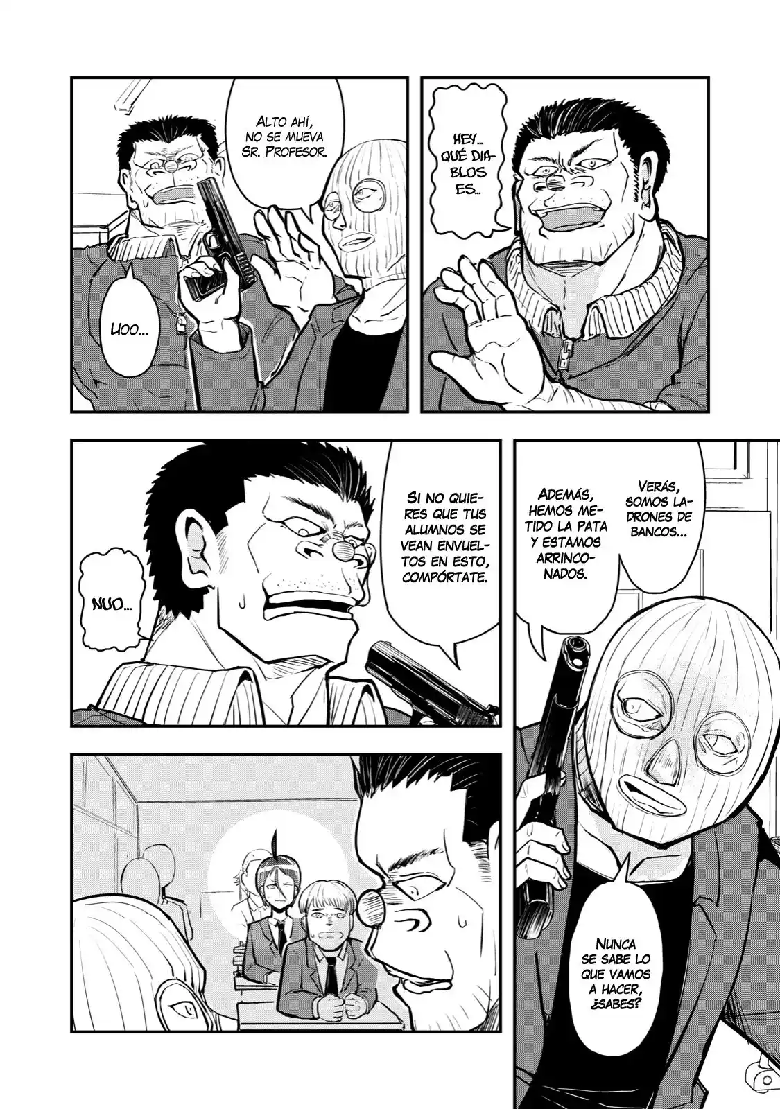 A Manga About The Kind Of PE Teacher Who Dies At The Start Of A School Horror Film capítulo 50 página 3
