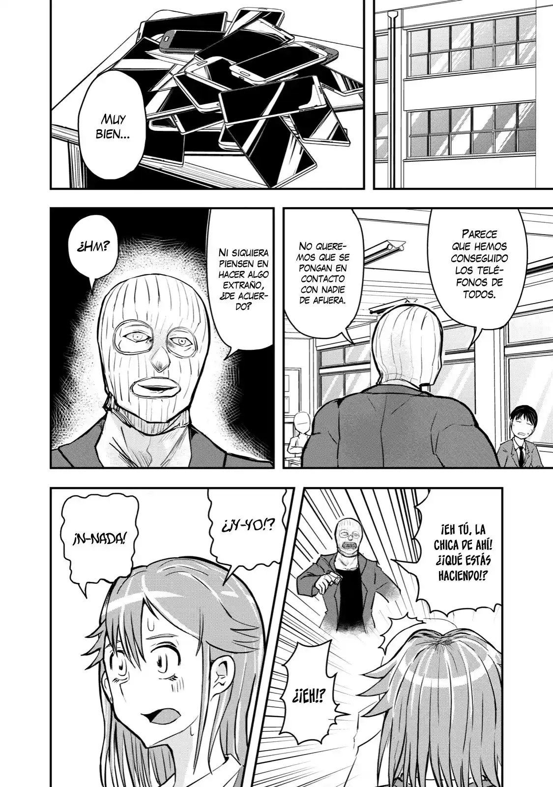 A Manga About The Kind Of PE Teacher Who Dies At The Start Of A School Horror Film capítulo 50 página 5