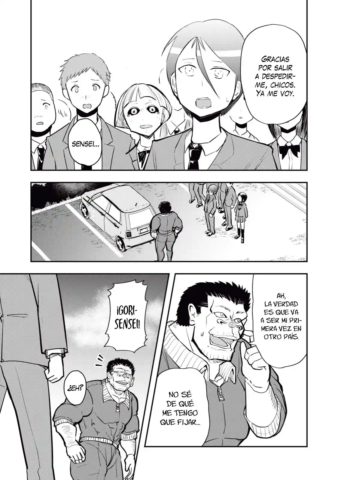 A Manga About The Kind Of PE Teacher Who Dies At The Start Of A School Horror Film capítulo 52 página 4
