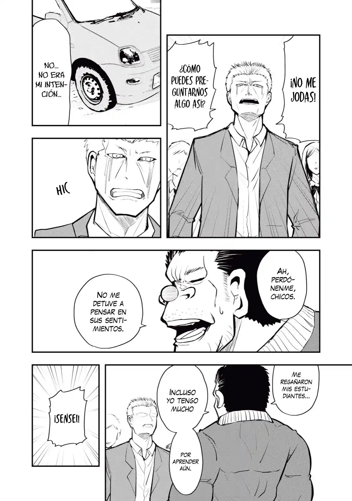 A Manga About The Kind Of PE Teacher Who Dies At The Start Of A School Horror Film capítulo 52 página 5