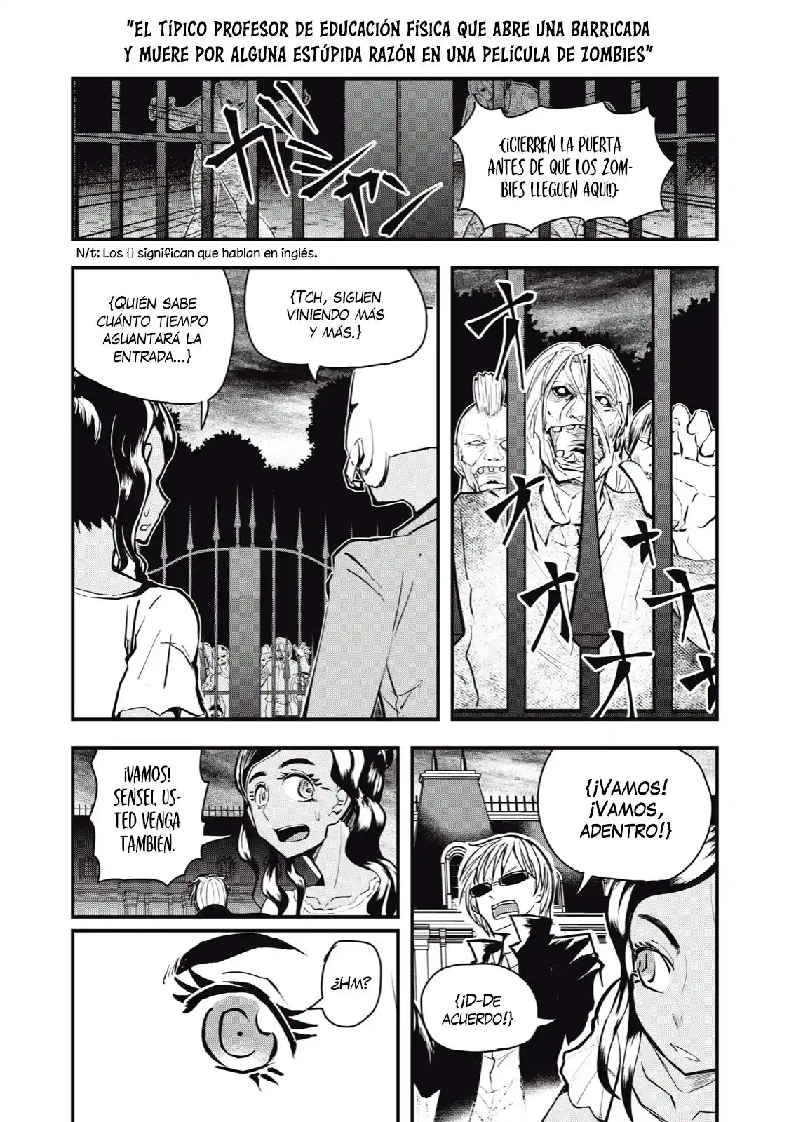 A Manga About The Kind Of PE Teacher Who Dies At The Start Of A School Horror Film capítulo 58.5 página 2