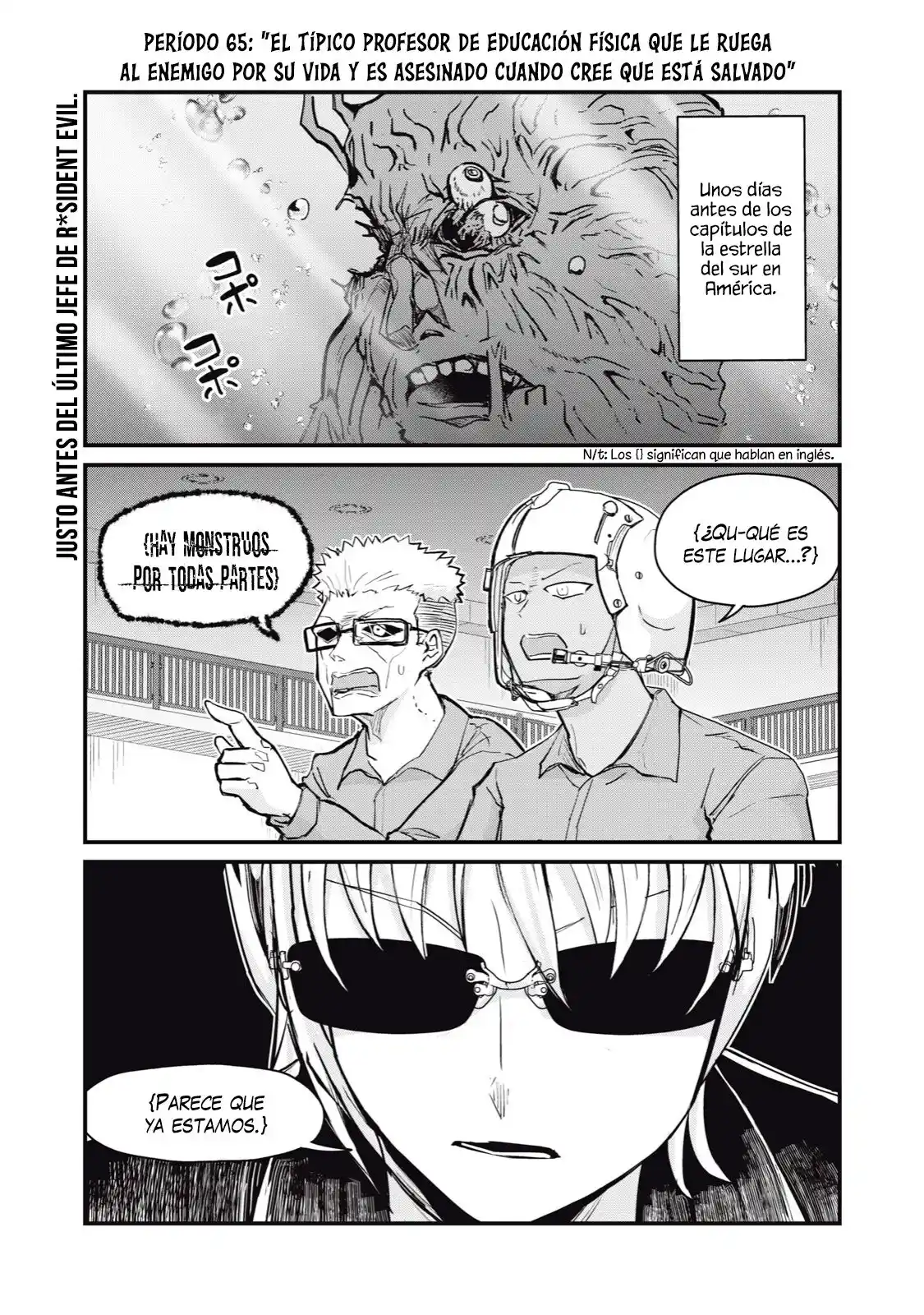 A Manga About The Kind Of PE Teacher Who Dies At The Start Of A School Horror Film capítulo 65 página 2
