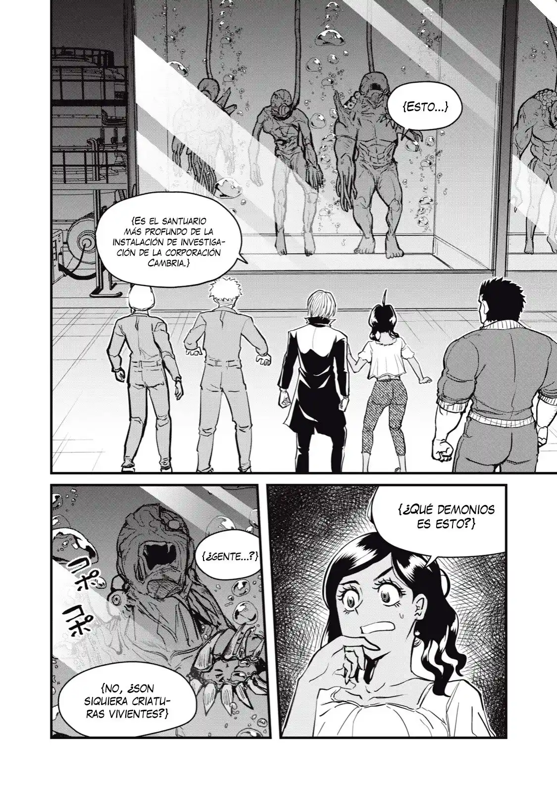 A Manga About The Kind Of PE Teacher Who Dies At The Start Of A School Horror Film capítulo 65 página 3