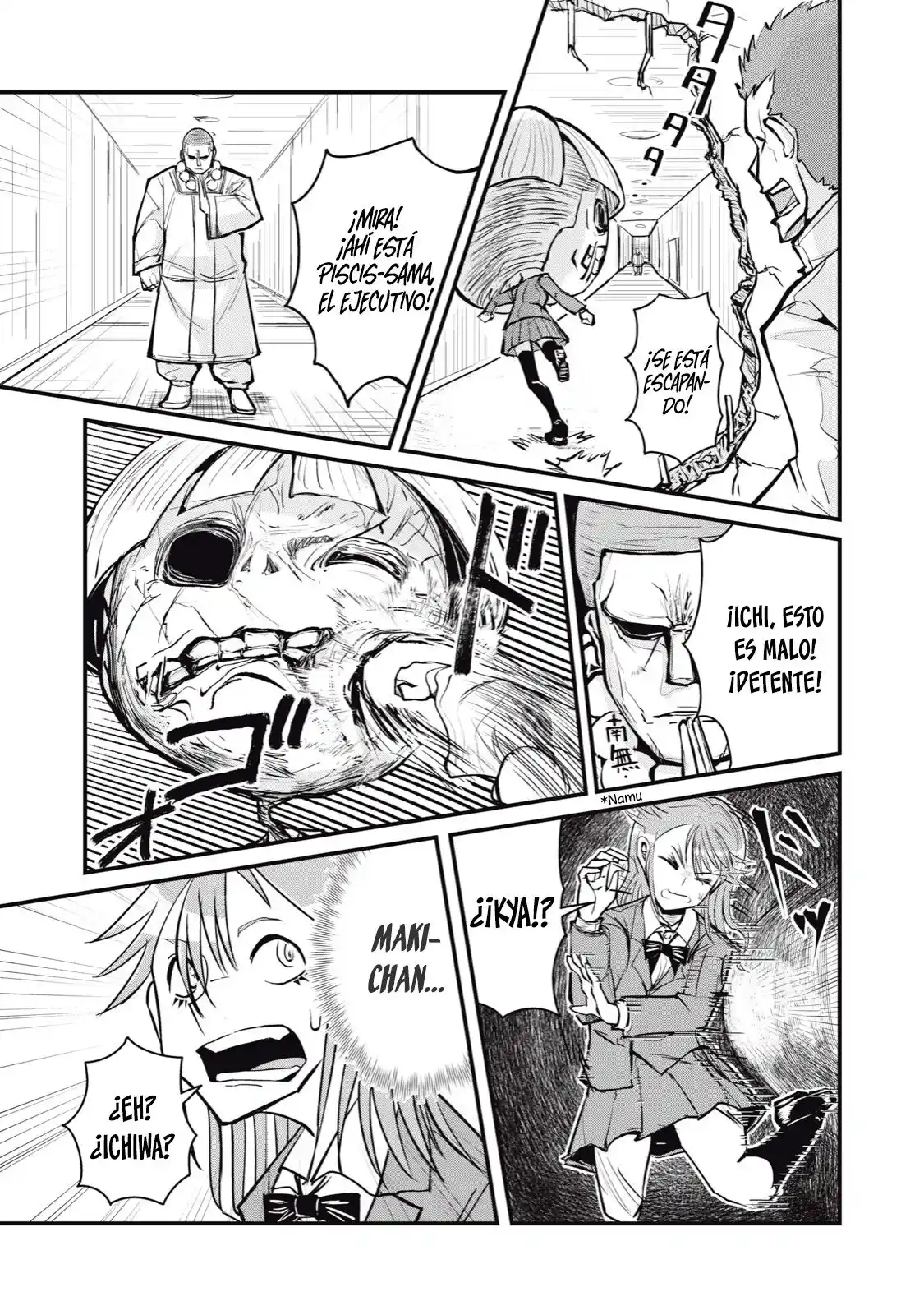 A Manga About The Kind Of PE Teacher Who Dies At The Start Of A School Horror Film capítulo 66 página 14