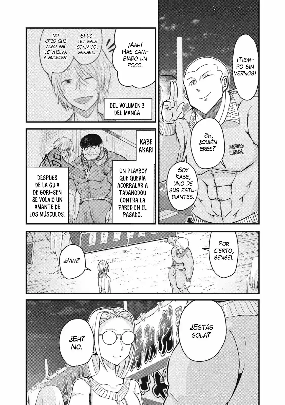 A Manga About The Kind Of PE Teacher Who Dies At The Start Of A School Horror Film capítulo 74 página 9