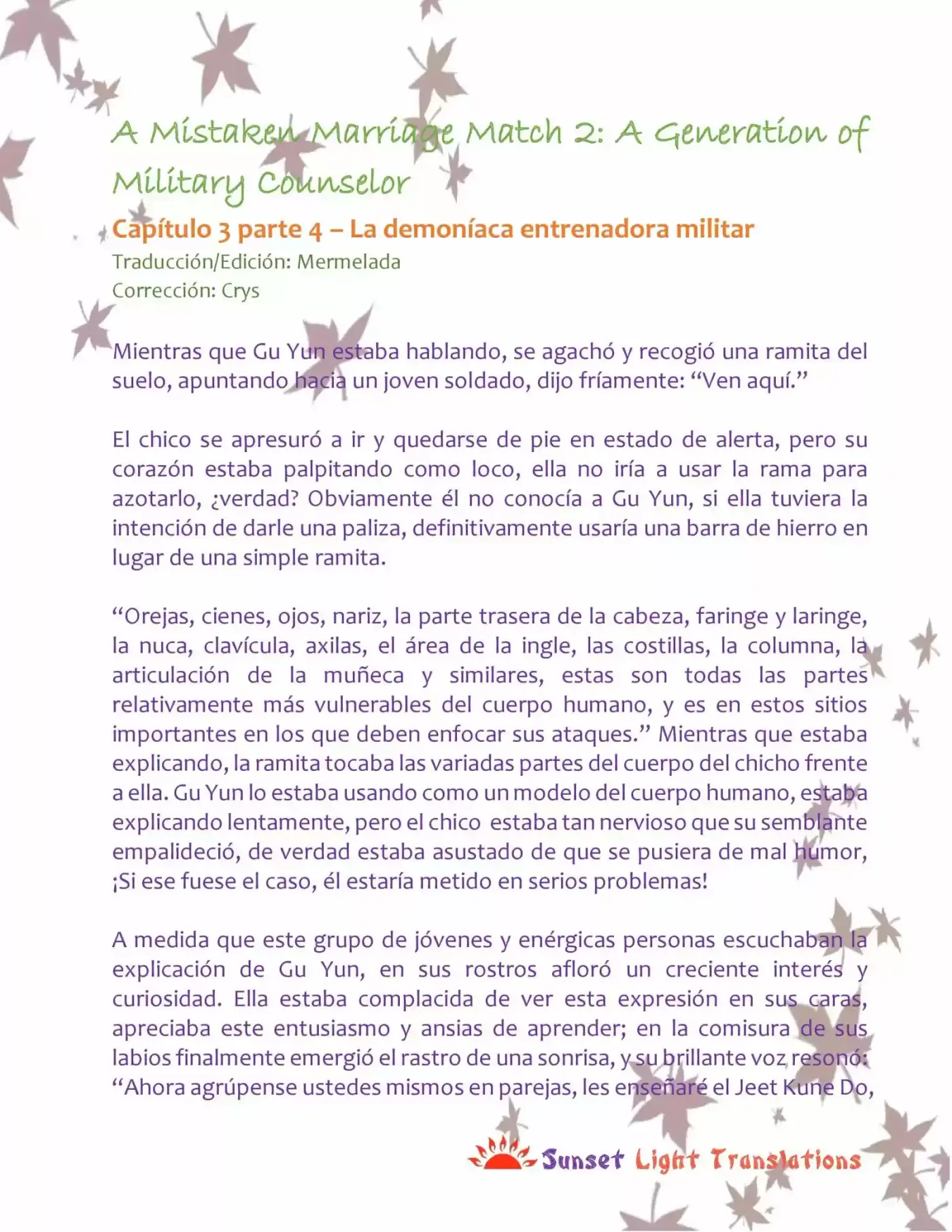 A Mistaken Marriage Match 2: A Generation Of Military Counselor (Novela) - Capítulo 3.4 - Página 2 - LectorTMOo
