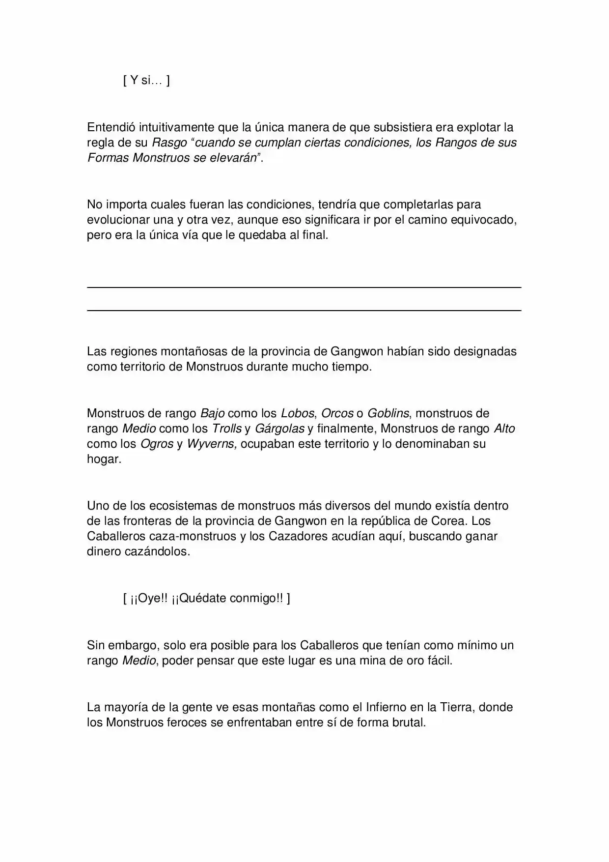 A Monster Who Levels Up (Novela) - Capítulo 1 - Página 4 - LectorTMOo