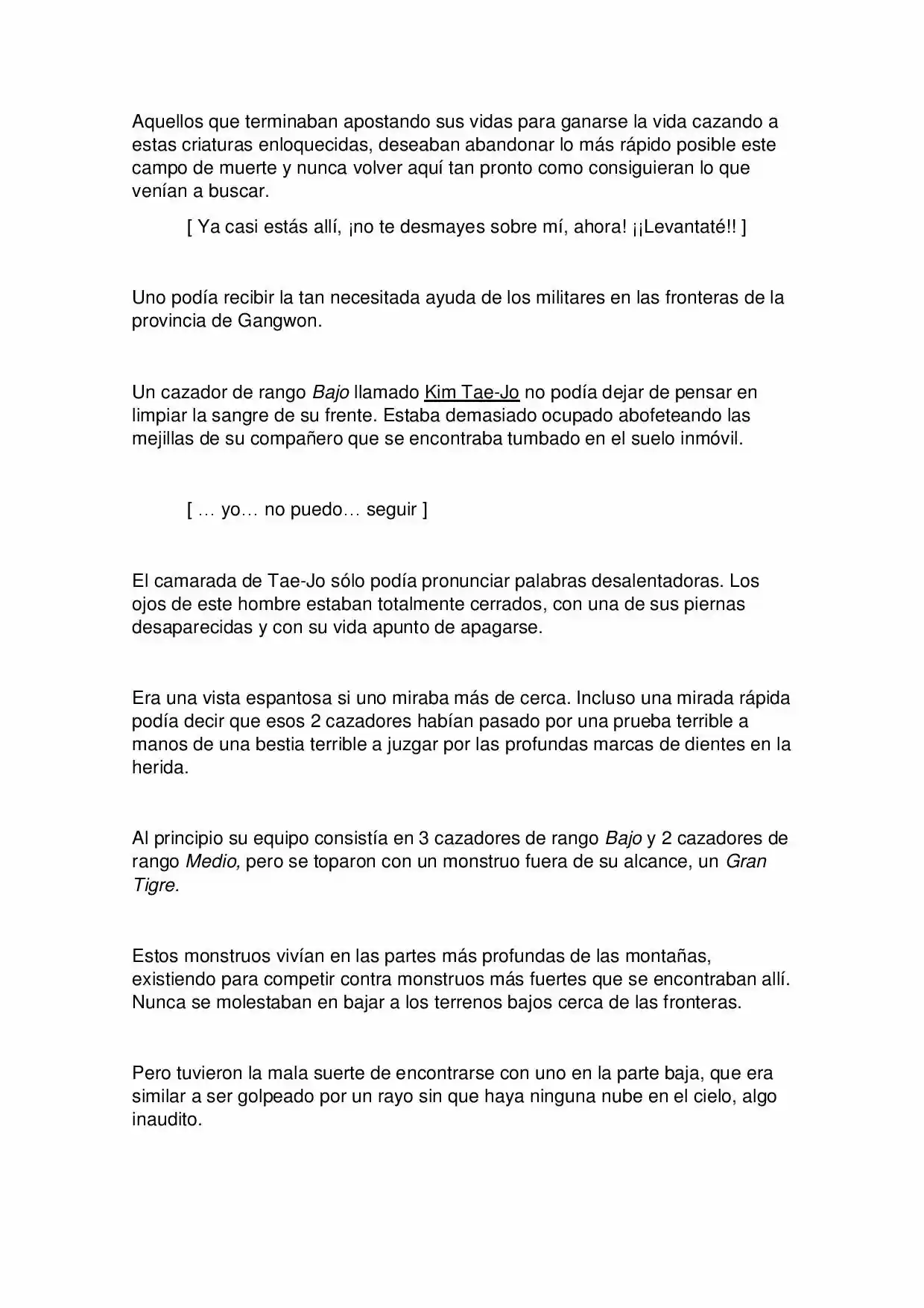 A Monster Who Levels Up (Novela) - Capítulo 1 - Página 5 - LectorTMOo