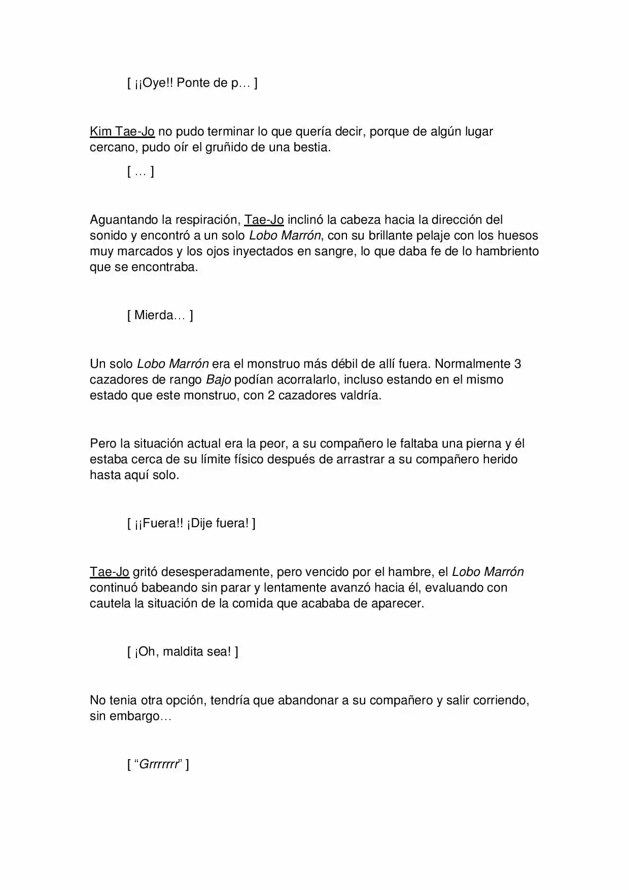 A Monster Who Levels Up (Novela) - Capítulo 1 - Página 6 - LectorTMOo