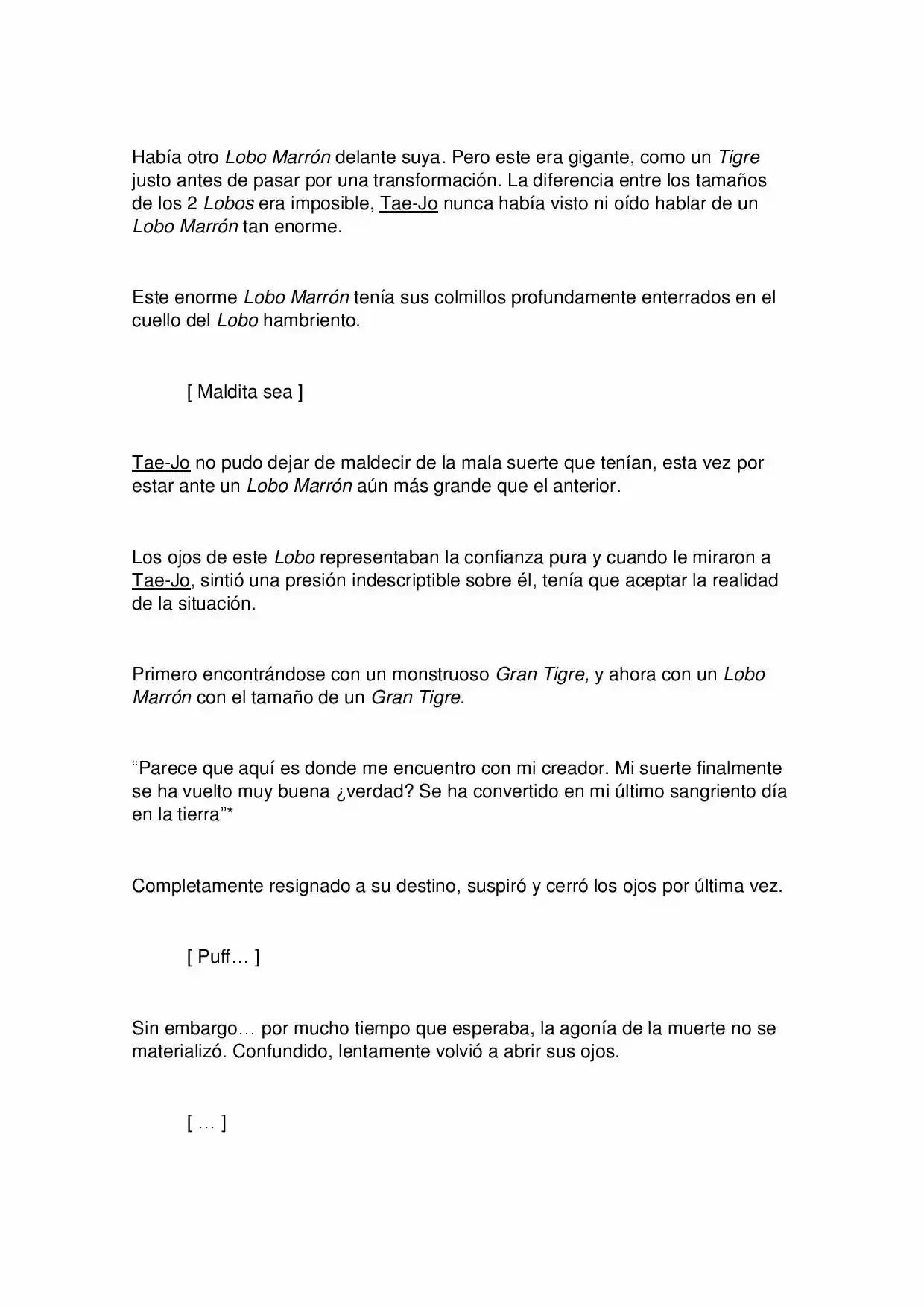 A Monster Who Levels Up (Novela) - Capítulo 1 - Página 8 - LectorTMOo