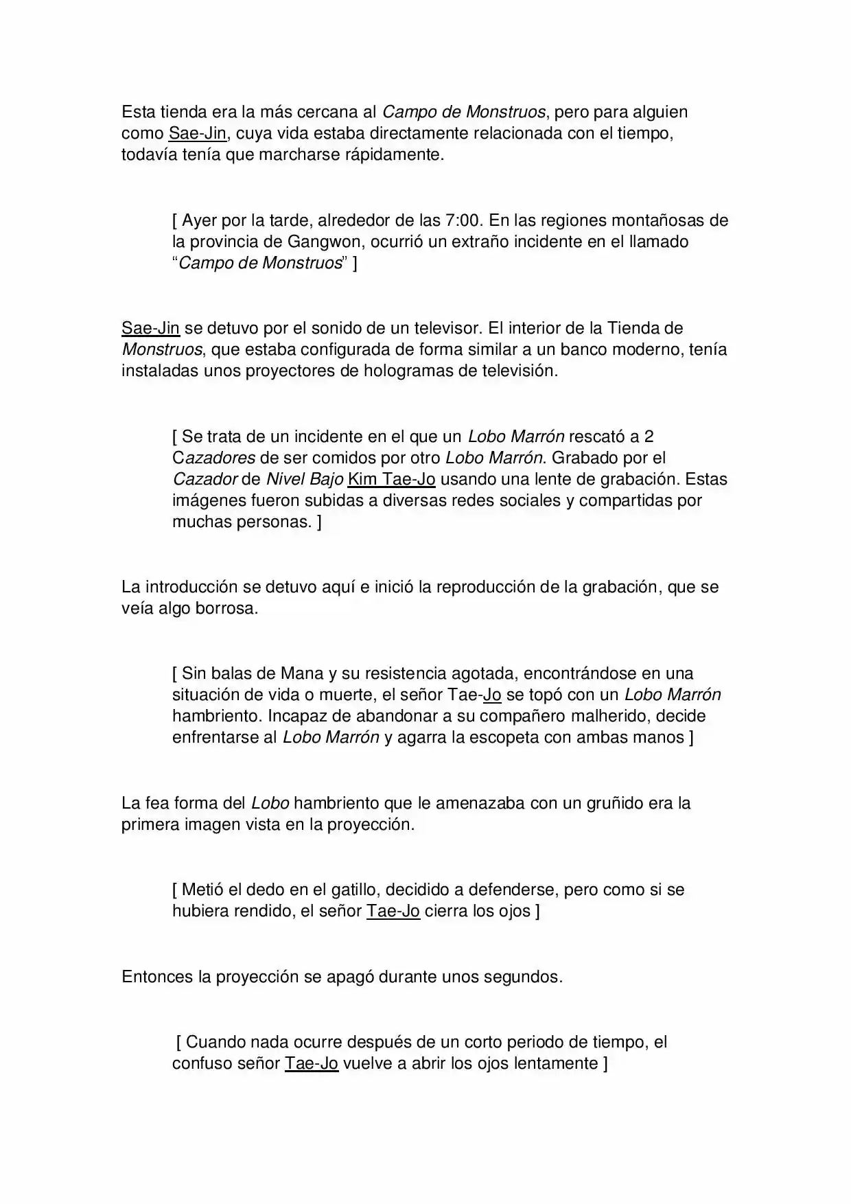 A Monster Who Levels Up (Novela) - Capítulo 3 - Página 3 - LectorTMOo