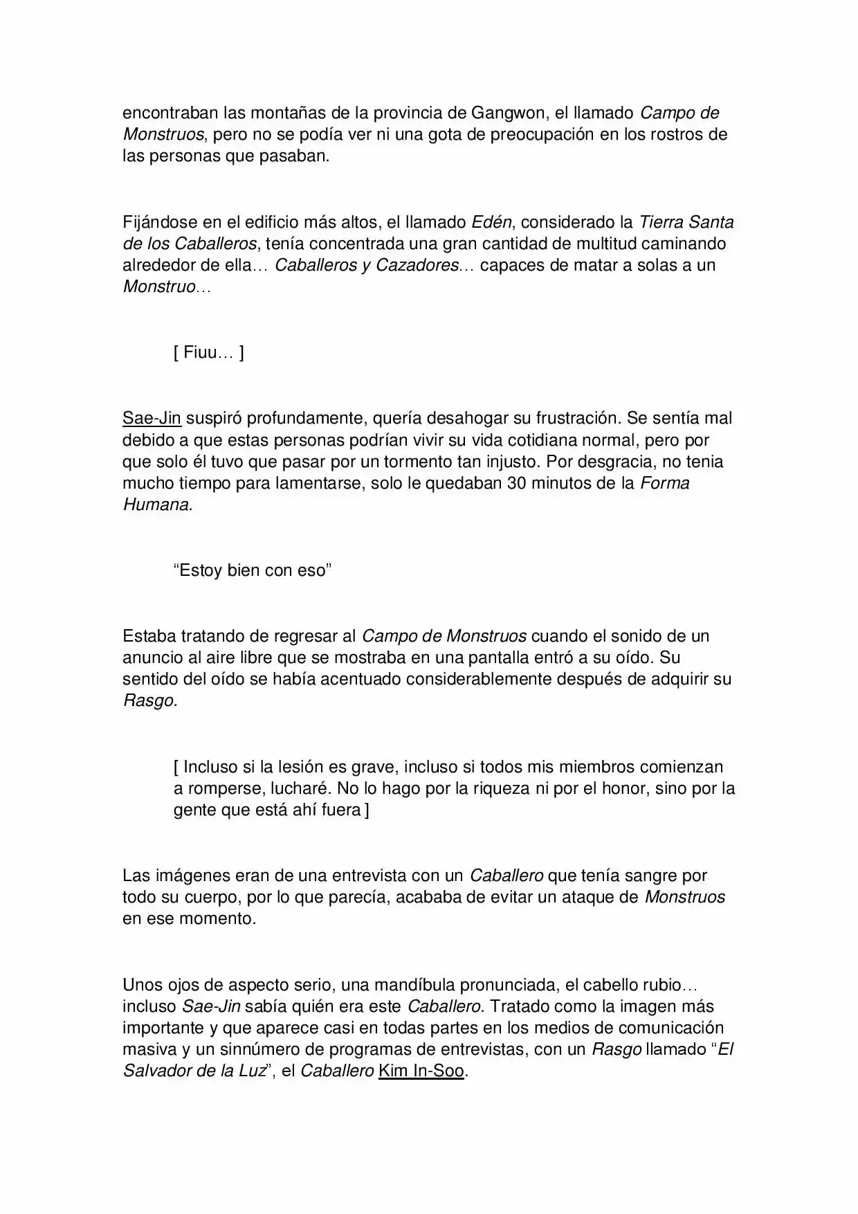 A Monster Who Levels Up (Novela) - Capítulo 3 - Página 6 - LectorTMOo