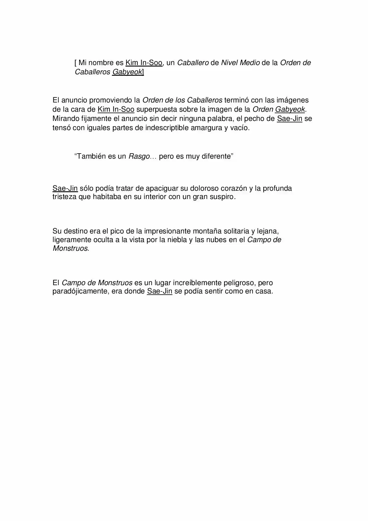 A Monster Who Levels Up (Novela) - Capítulo 3 - Página 7 - LectorTMOo