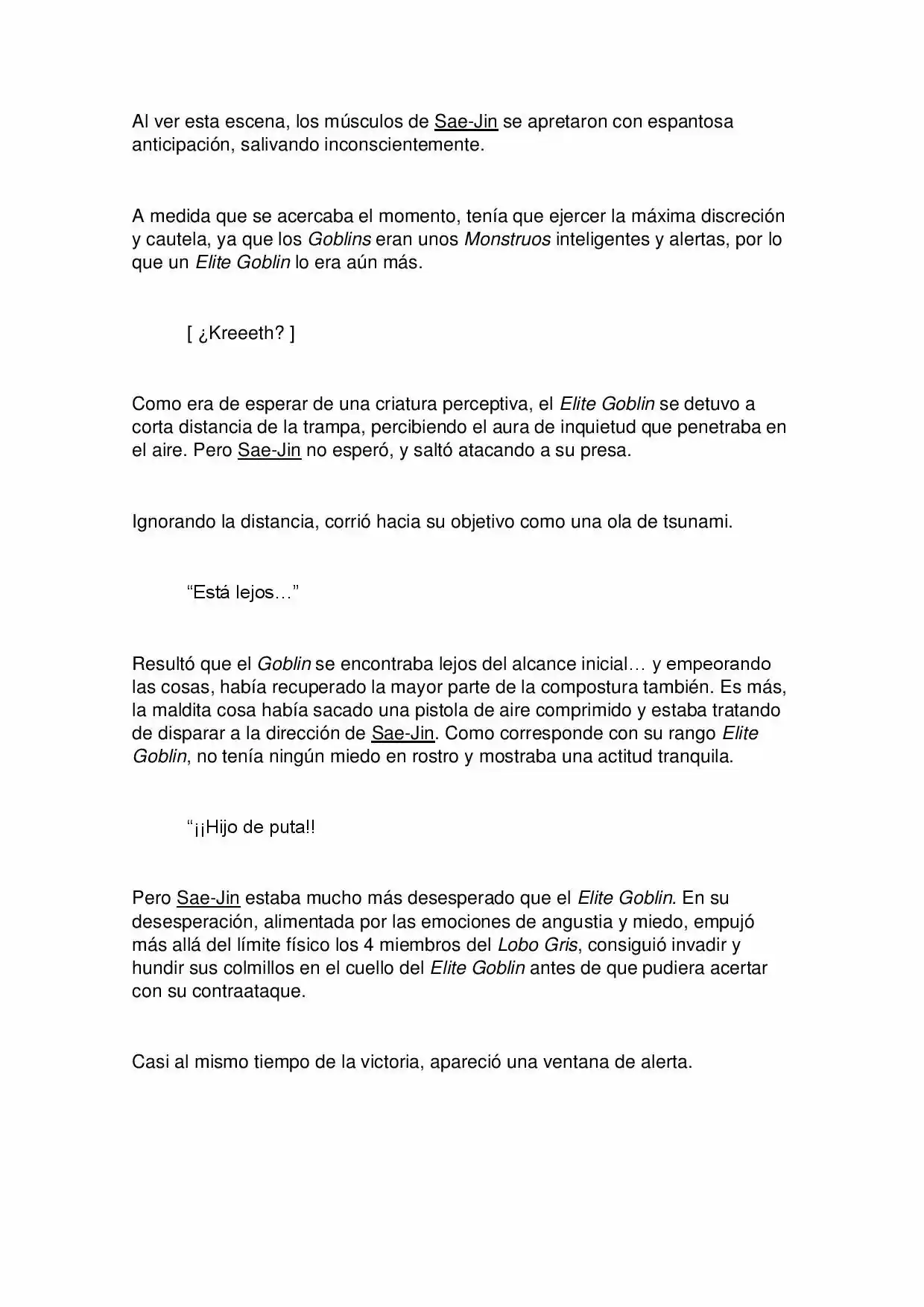 A Monster Who Levels Up (Novela) - Capítulo 4 - Página 4 - LectorTMOo