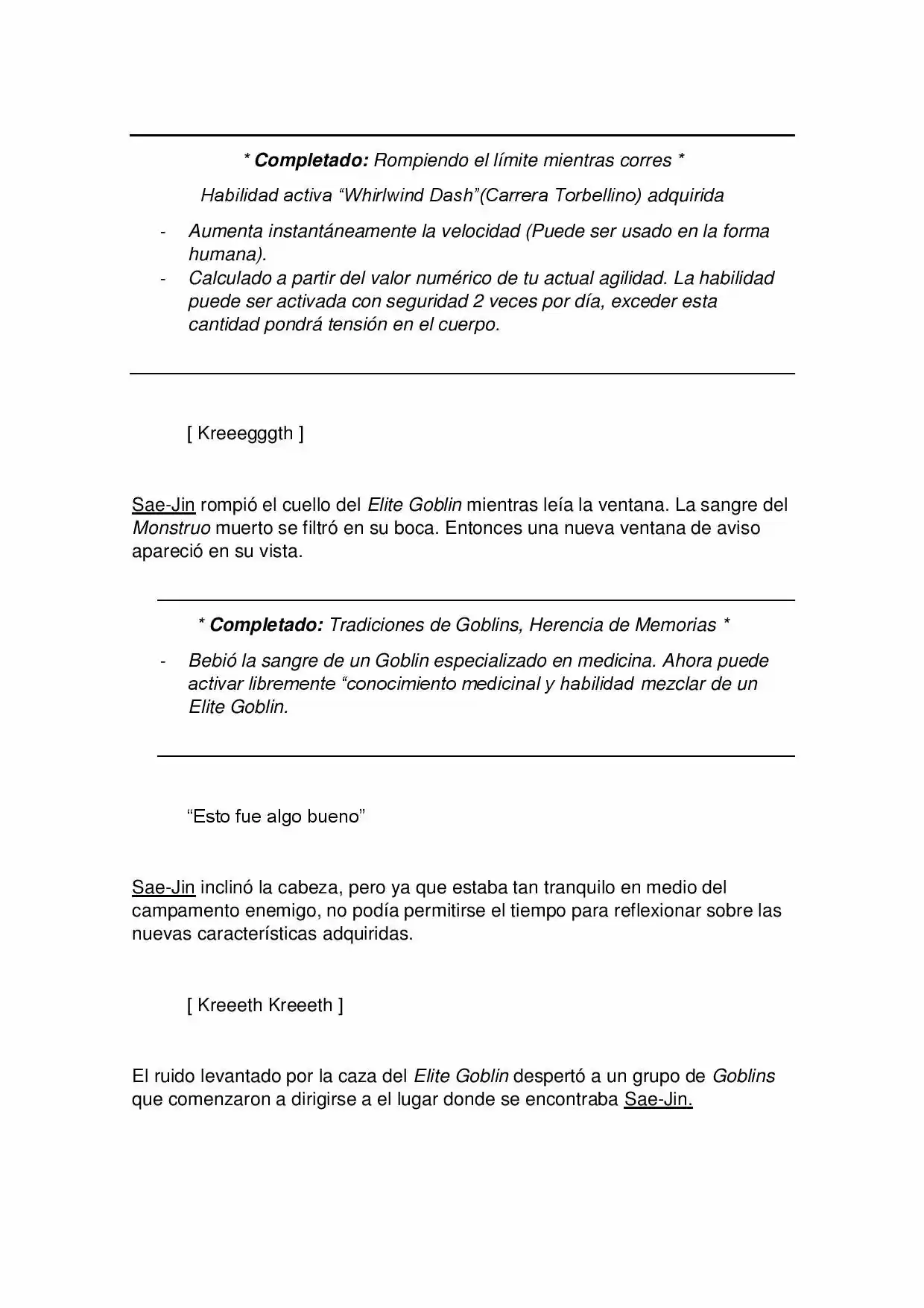 A Monster Who Levels Up (Novela) - Capítulo 4 - Página 5 - LectorTMOo