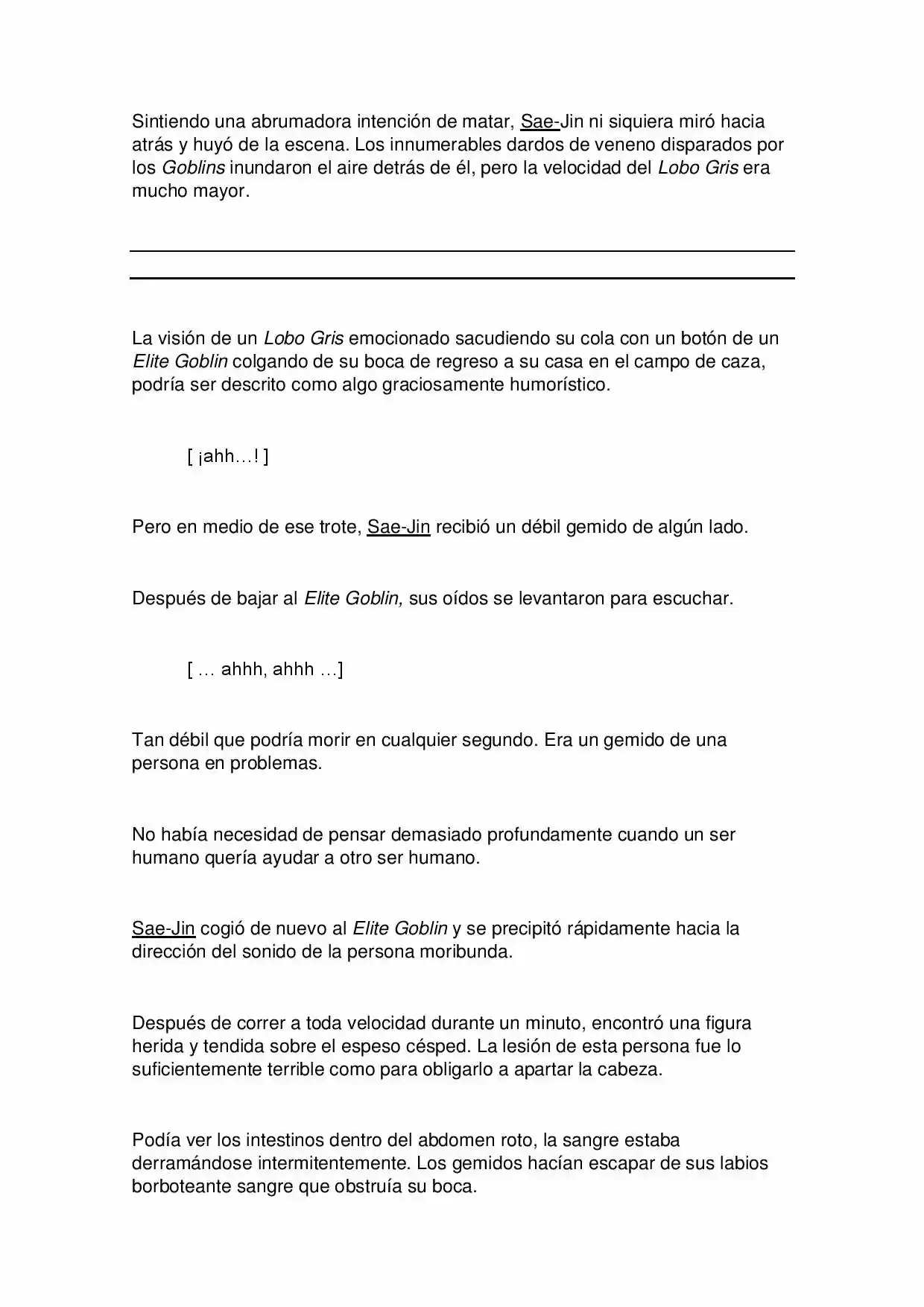 A Monster Who Levels Up (Novela) - Capítulo 4 - Página 6 - LectorTMOo