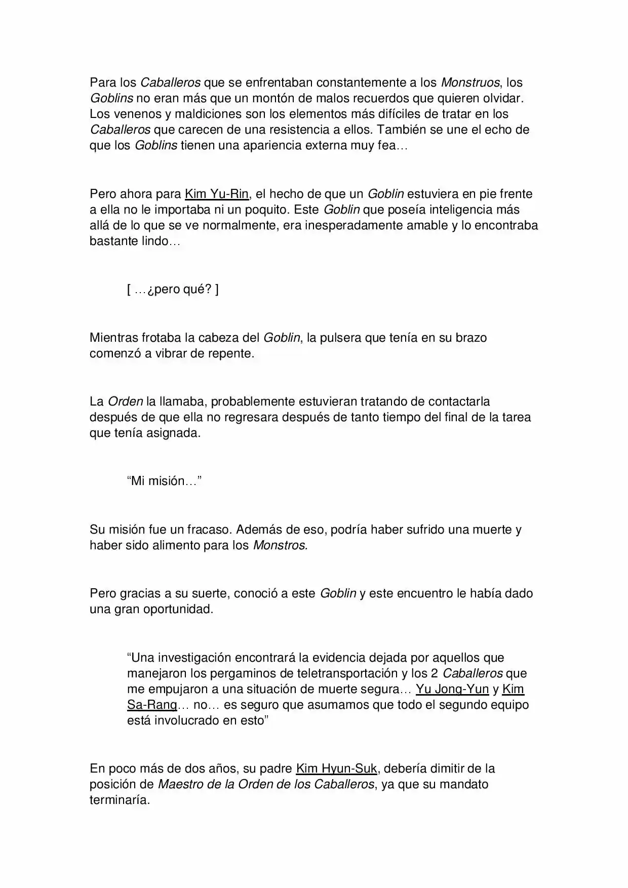 A Monster Who Levels Up (Novela) - Capítulo 5 - Página 5 - LectorTMOo