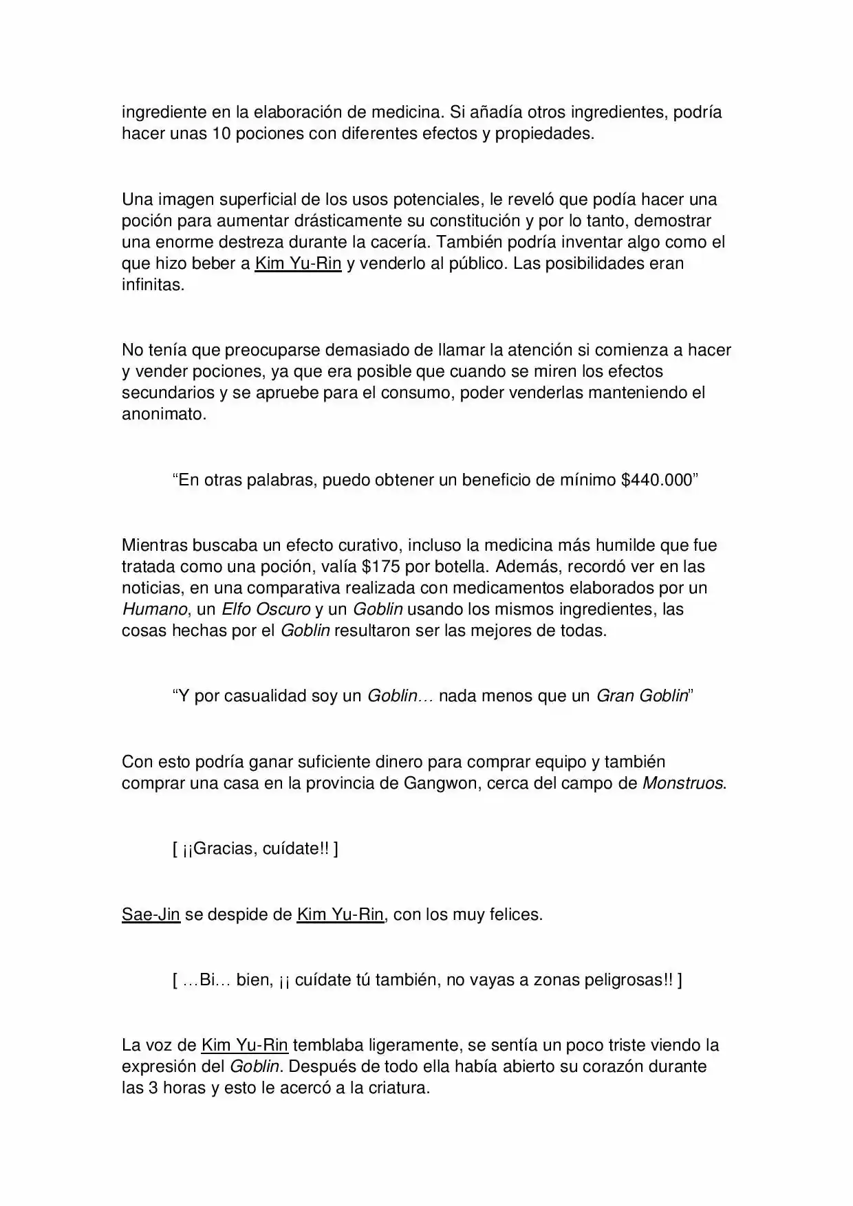 A Monster Who Levels Up (Novela) - Capítulo 5 - Página 8 - LectorTMOo
