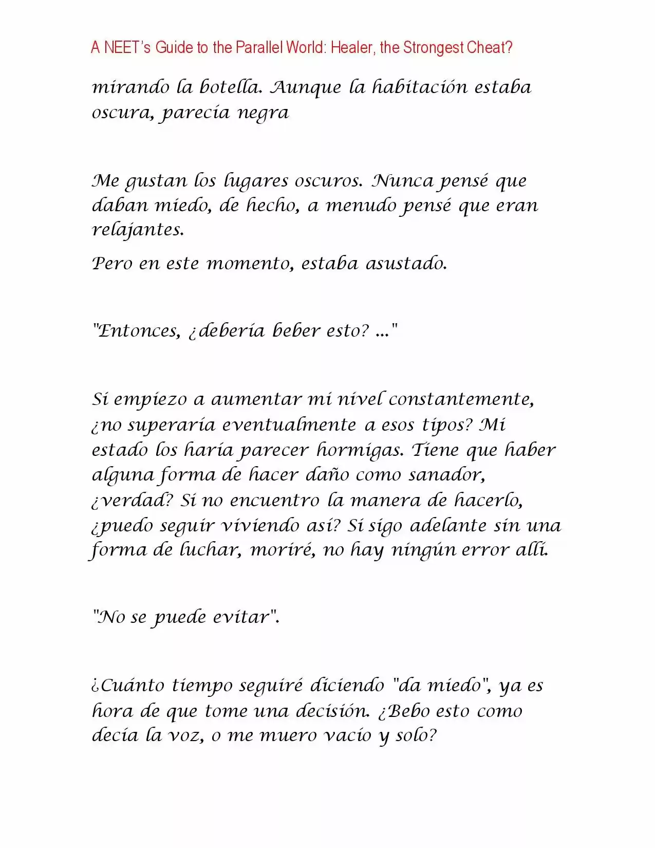 A NEET's Guide To The Parallel World: Healer, The Strongest Cheat? (Novela) - Capítulo 4 - Página 9 - LectorTMOo