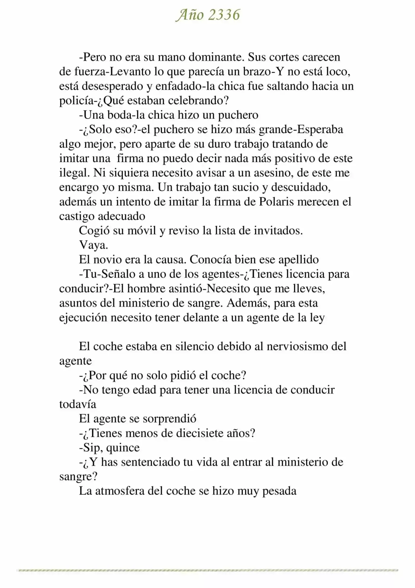 Año 2336 (Novela) - Capítulo 1 - Página 5 - LectorTMOo