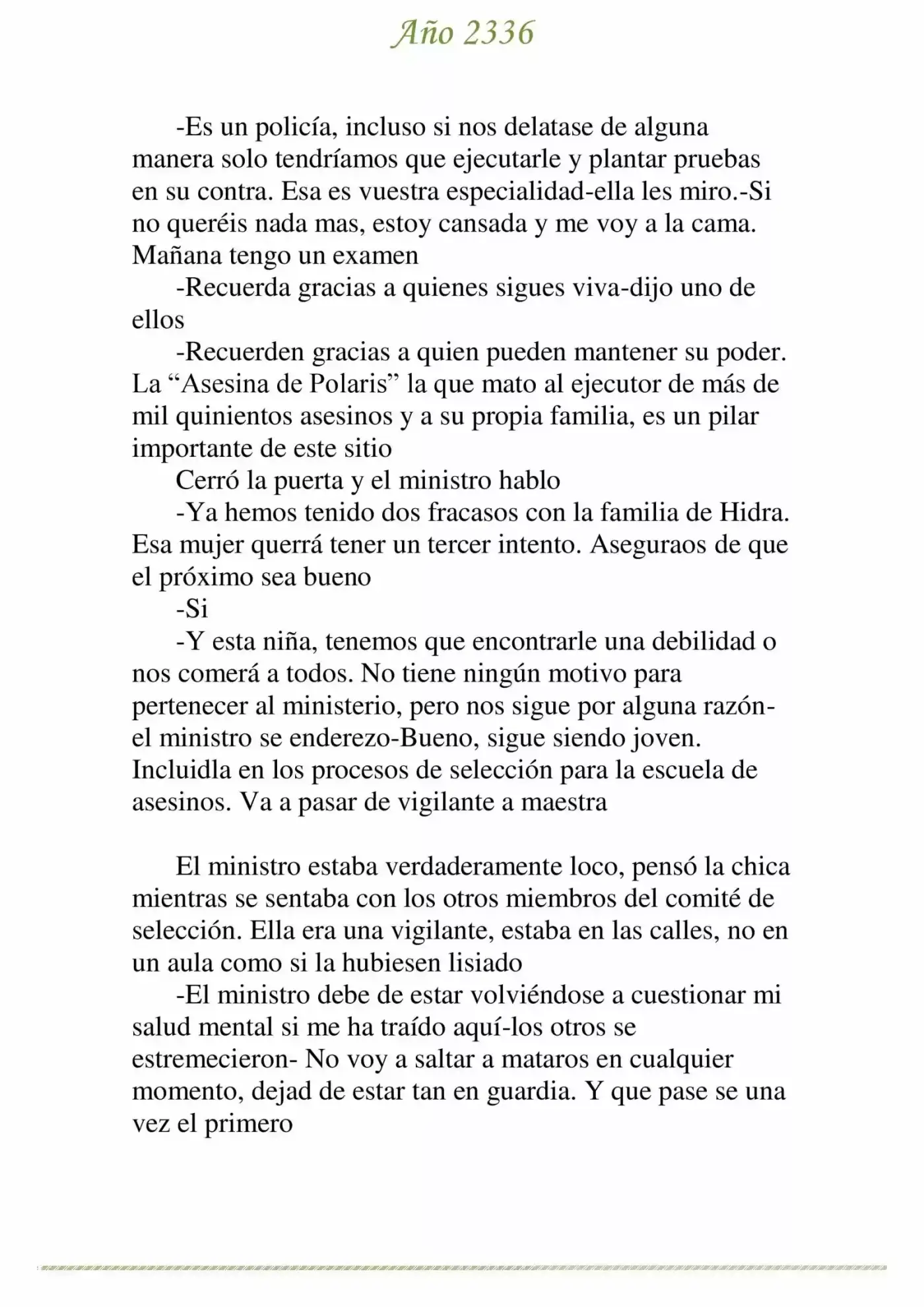 Año 2336 (Novela) - Capítulo 1 - Página 11 - LectorTMOo