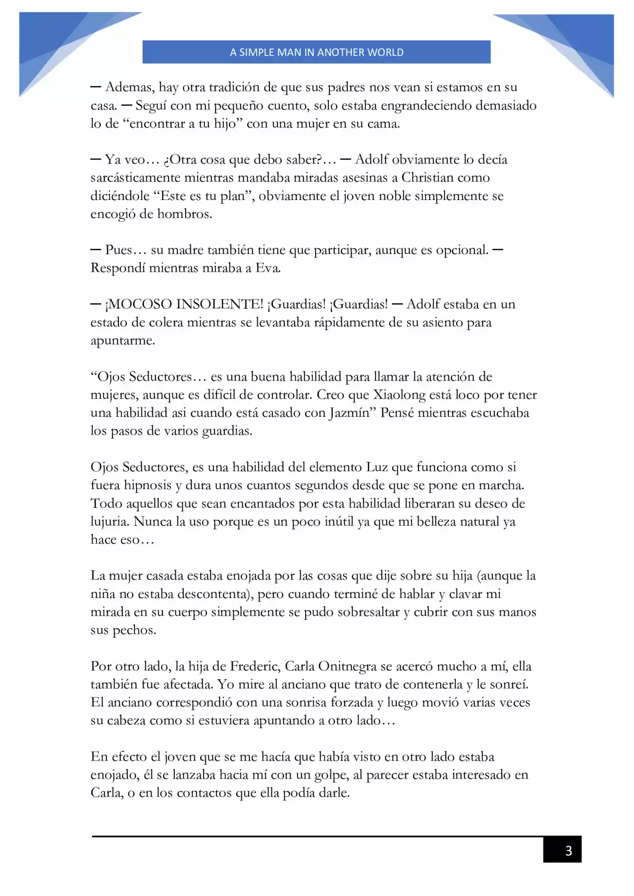 A Simple Man In Another World (Novela) - Capítulo 113 - Página 3 - LectorTMOo