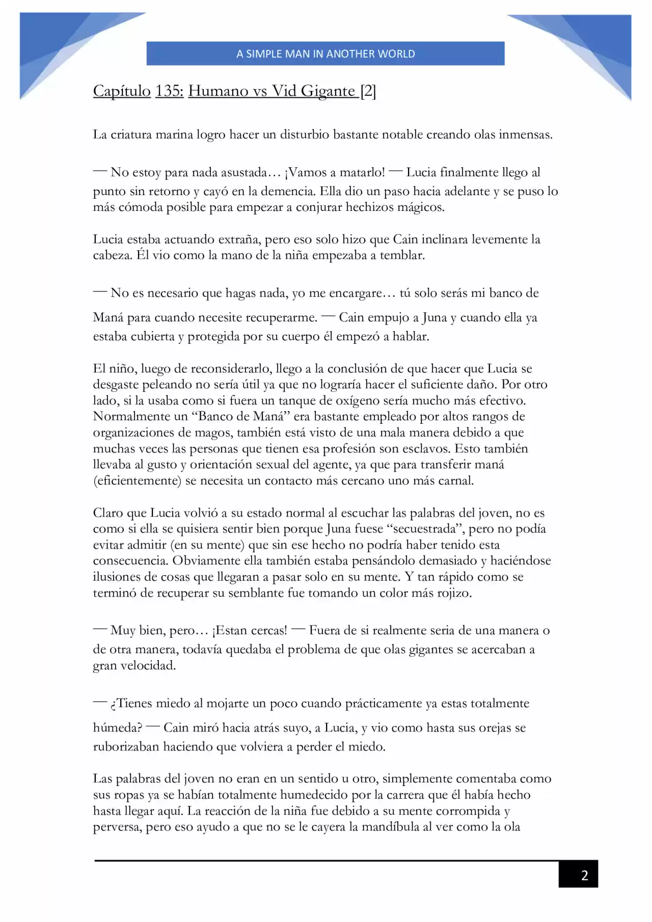 A Simple Man In Another World (Novela) - Capítulo 136 - Página 2 - LectorTMOo