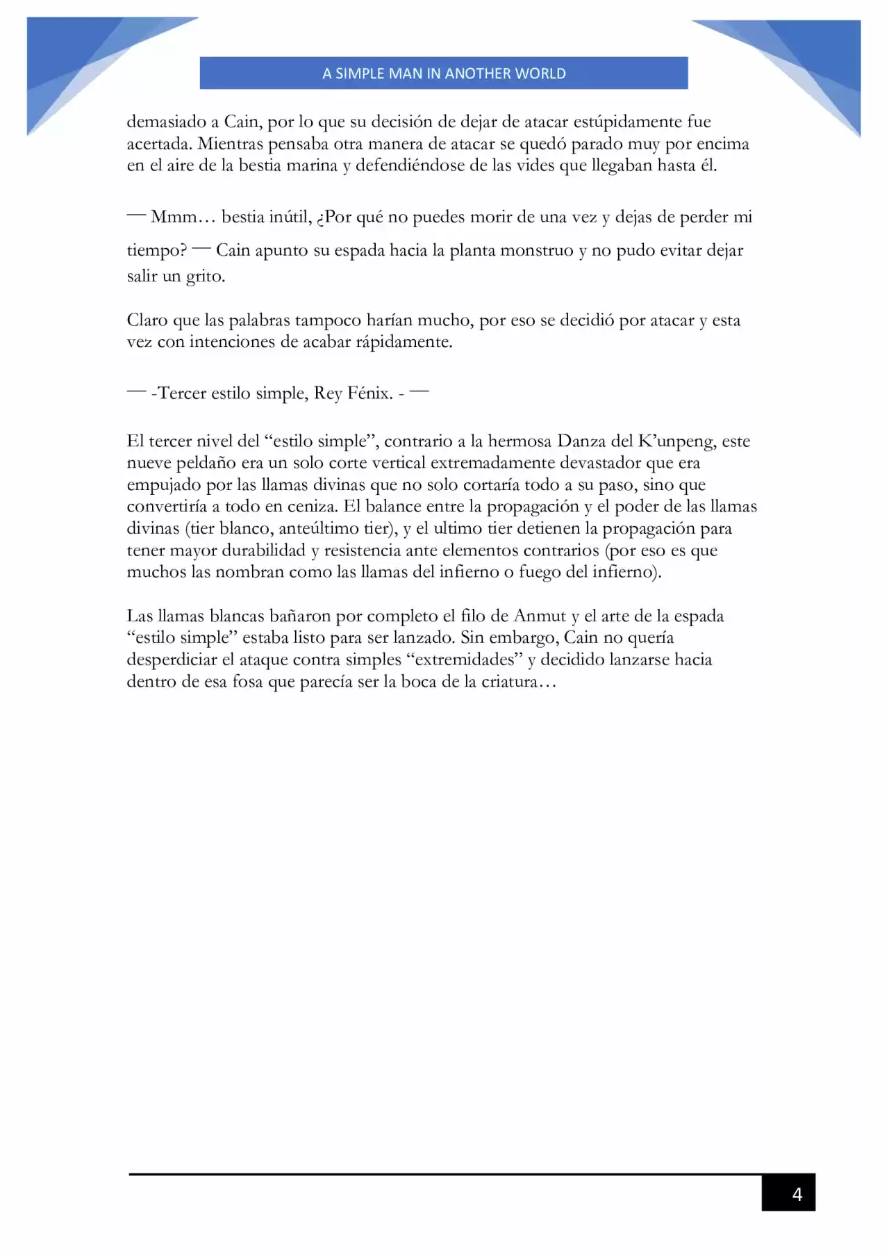 A Simple Man In Another World (Novela) - Capítulo 136 - Página 4 - LectorTMOo