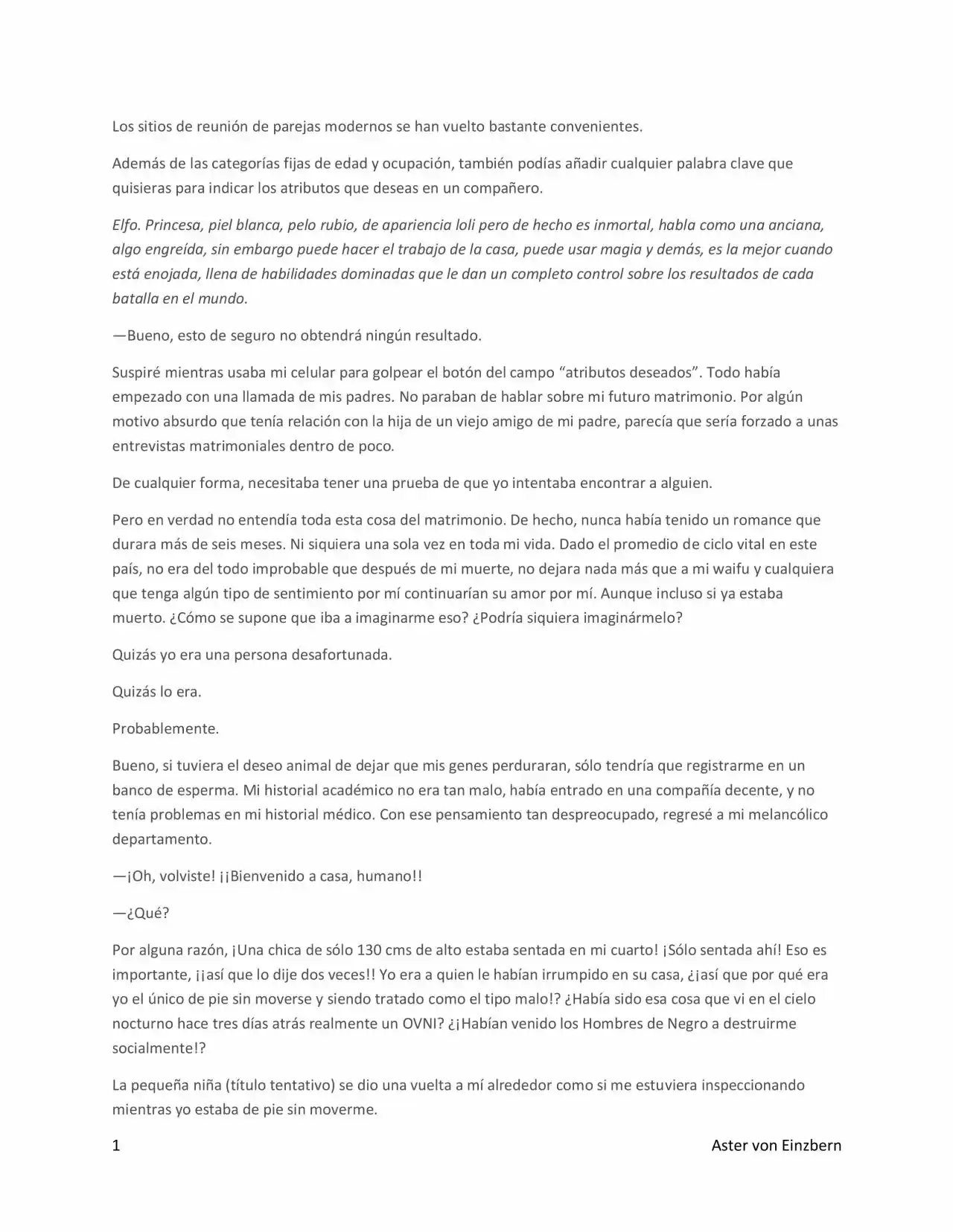 A Simple Survey (Novela) - Capítulo 3 - Página 1 - LectorTMOo