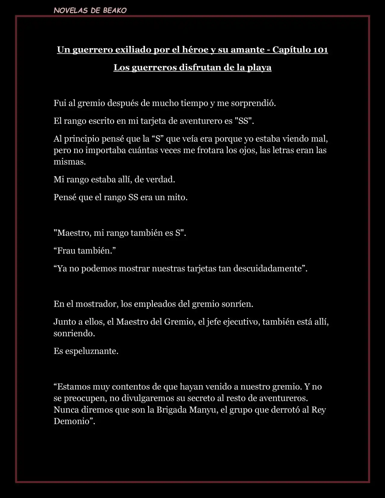 A Warrior Exiled By The Hero And His Lover - Capítulo 101 - Página 3 - LectorTMOo