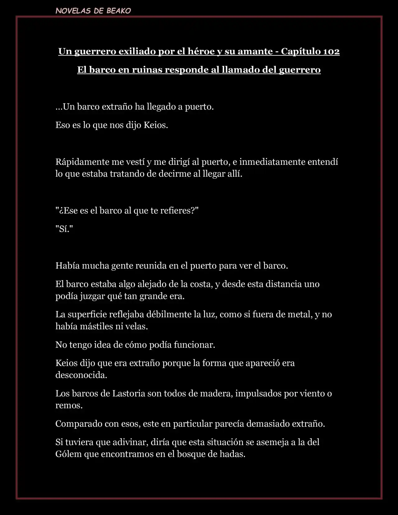 A Warrior Exiled By The Hero And His Lover - Capítulo 102 - Página 3 - LectorTMOo