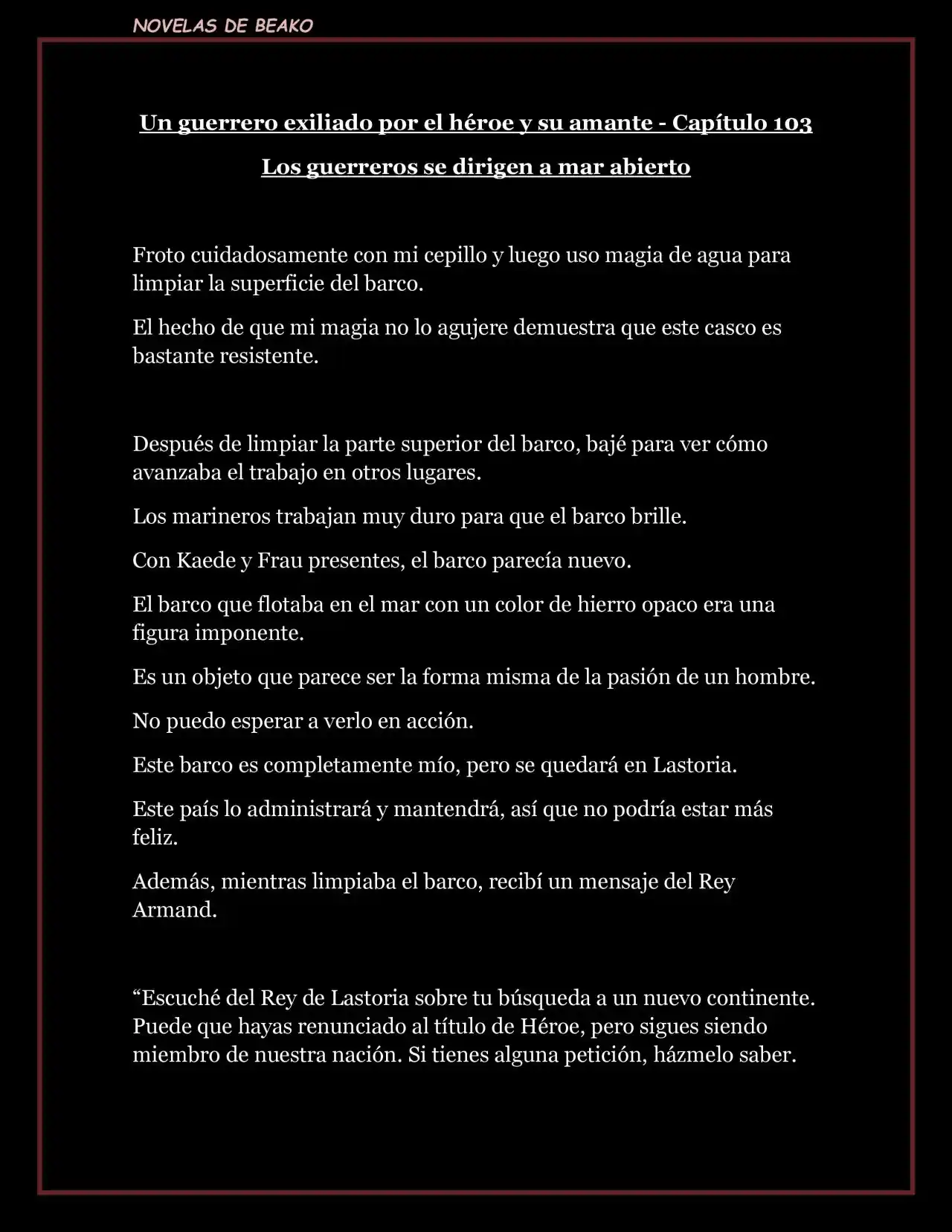 A Warrior Exiled By The Hero And His Lover - Capítulo 103 - Página 3 - LectorTMOo