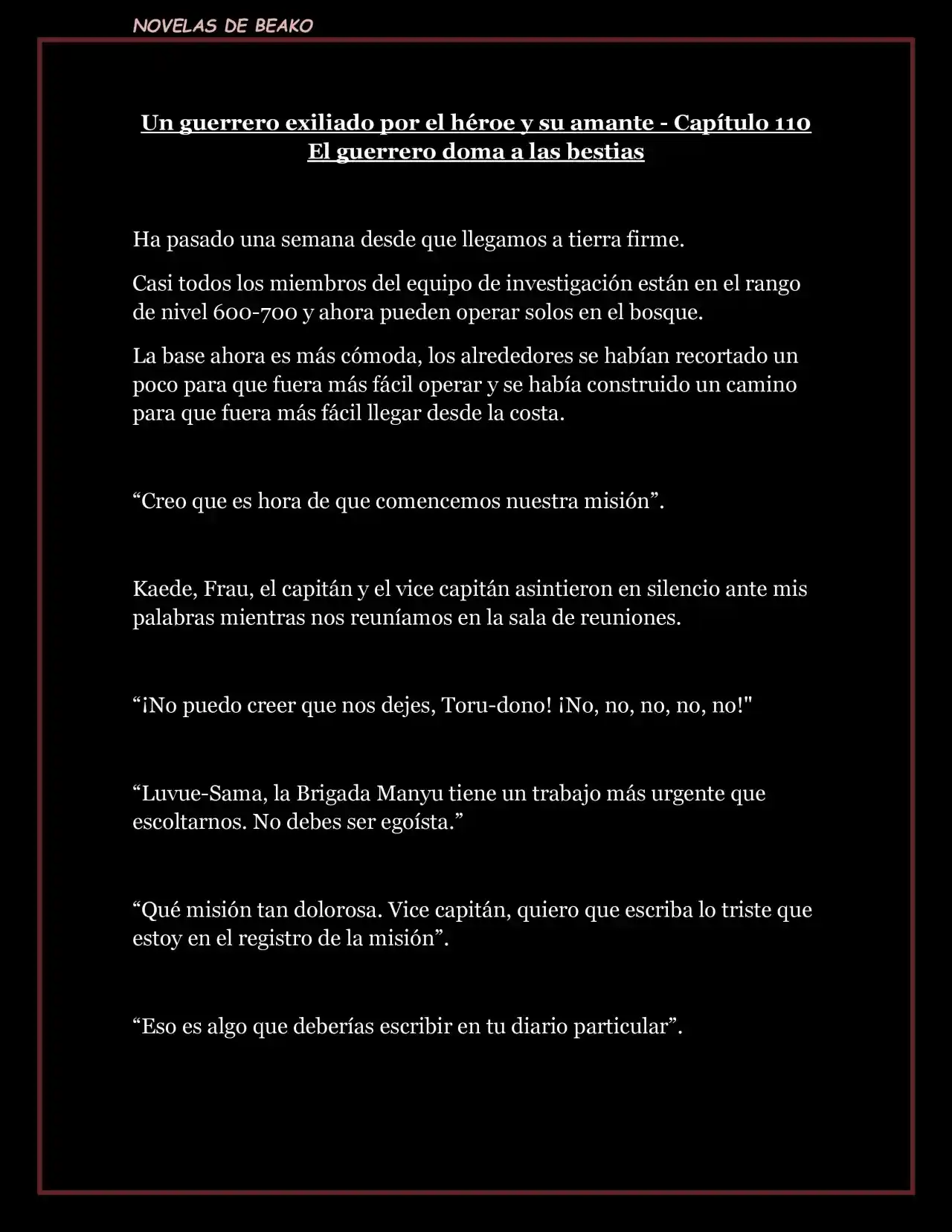A Warrior Exiled By The Hero And His Lover - Capítulo 110 - Página 3 - LectorTMOo