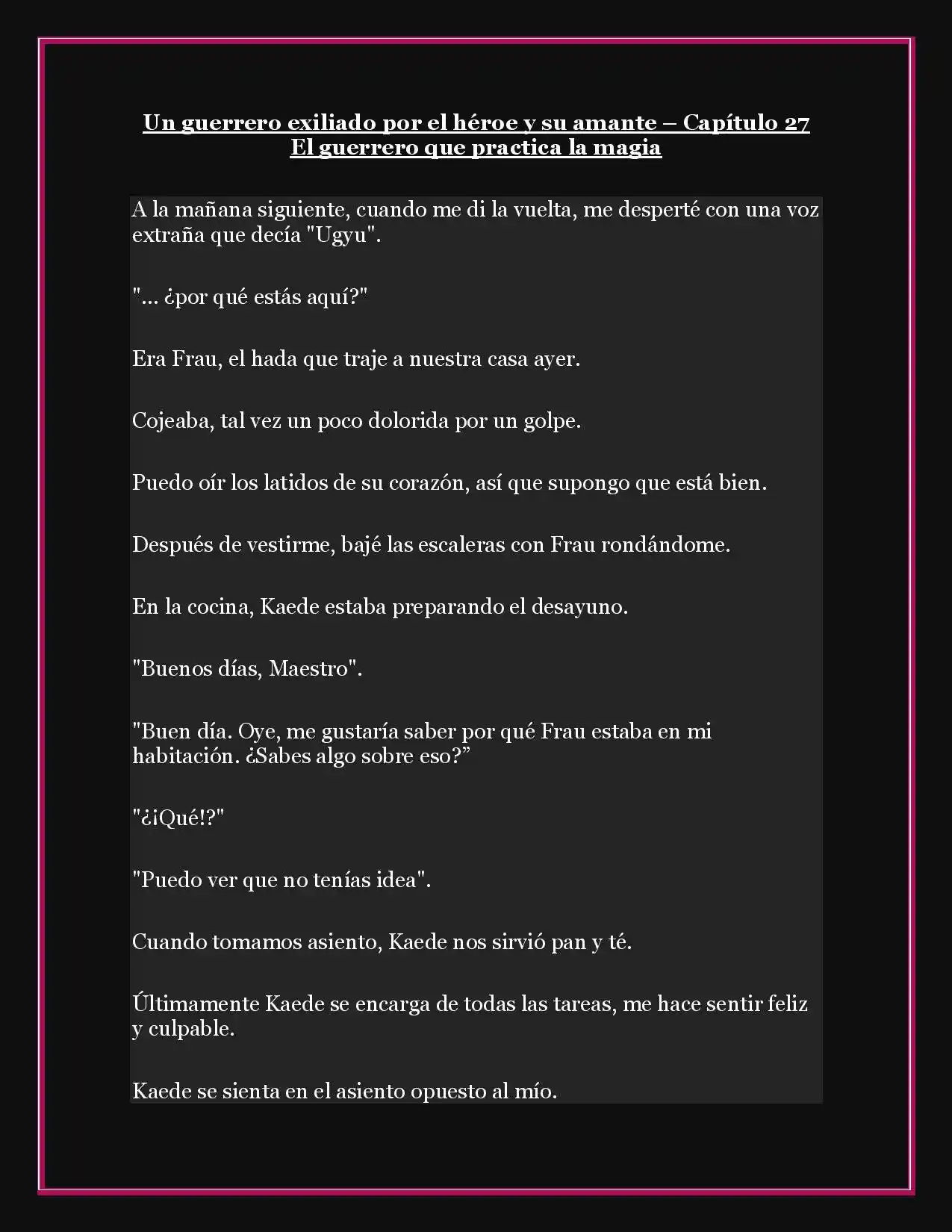 A Warrior Exiled By The Hero And His Lover - Capítulo 27 - Página 1 - LectorTMOo