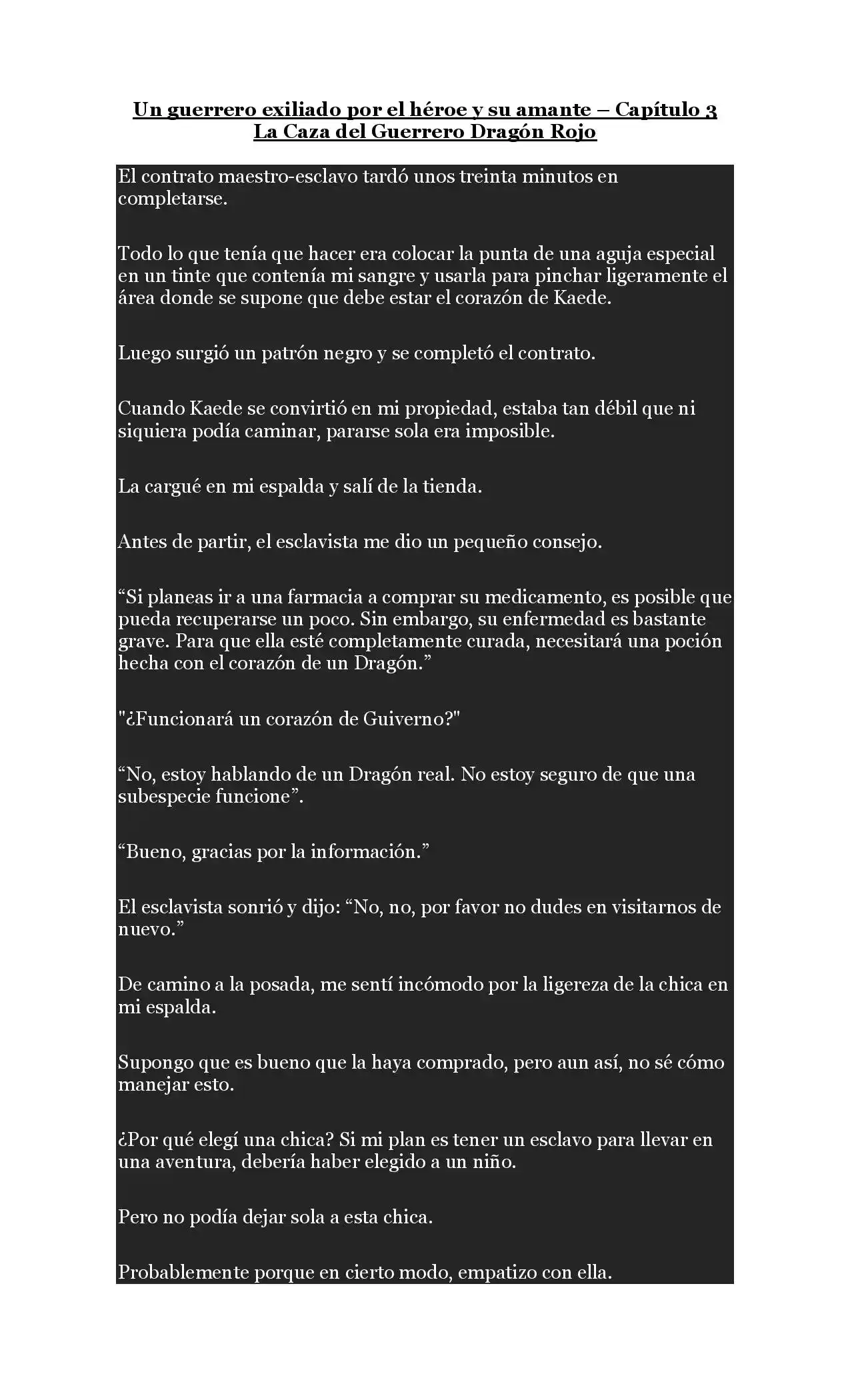 A Warrior Exiled By The Hero And His Lover - Capítulo 3 - Página 1 - LectorTMOo
