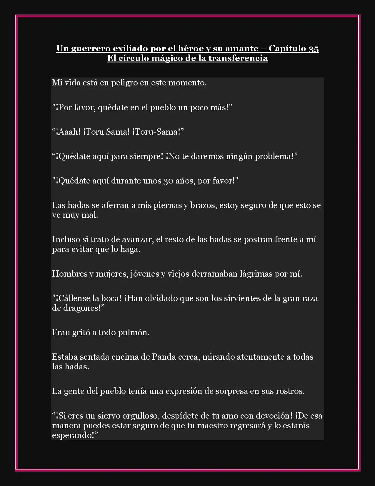 A Warrior Exiled By The Hero And His Lover - Capítulo 35 - Página 1 - LectorTMOo