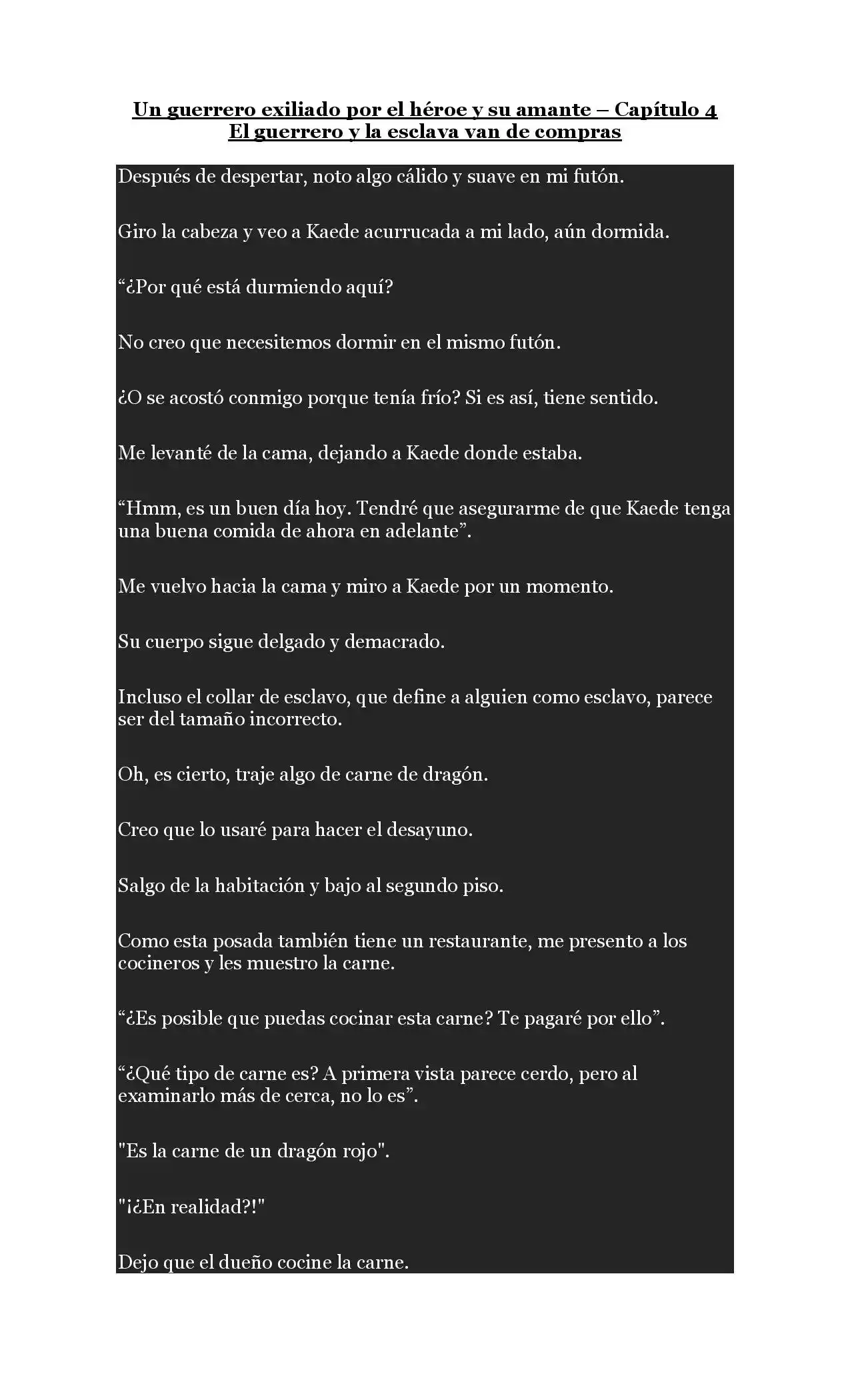 A Warrior Exiled By The Hero And His Lover - Capítulo 4 - Página 1 - LectorTMOo