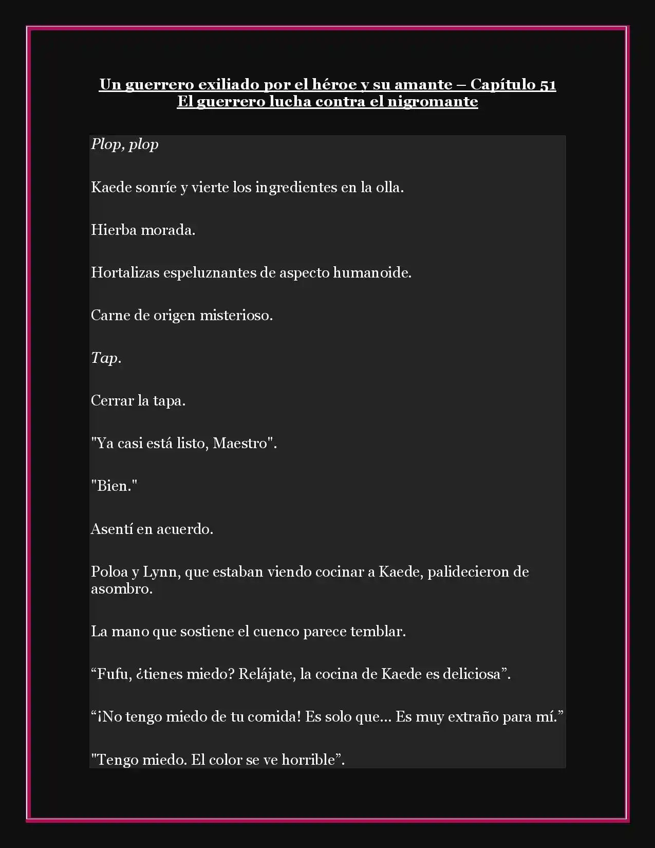 A Warrior Exiled By The Hero And His Lover - Capítulo 51 - Página 1 - LectorTMOo