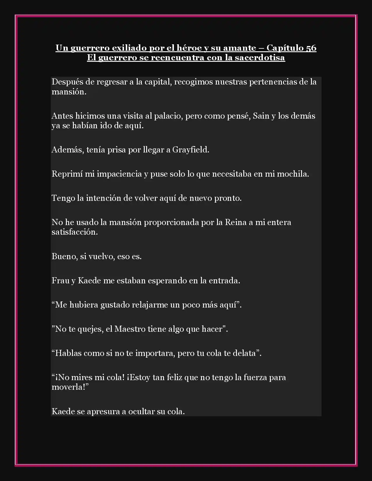 A Warrior Exiled By The Hero And His Lover - Capítulo 56 - Página 1 - LectorTMOo