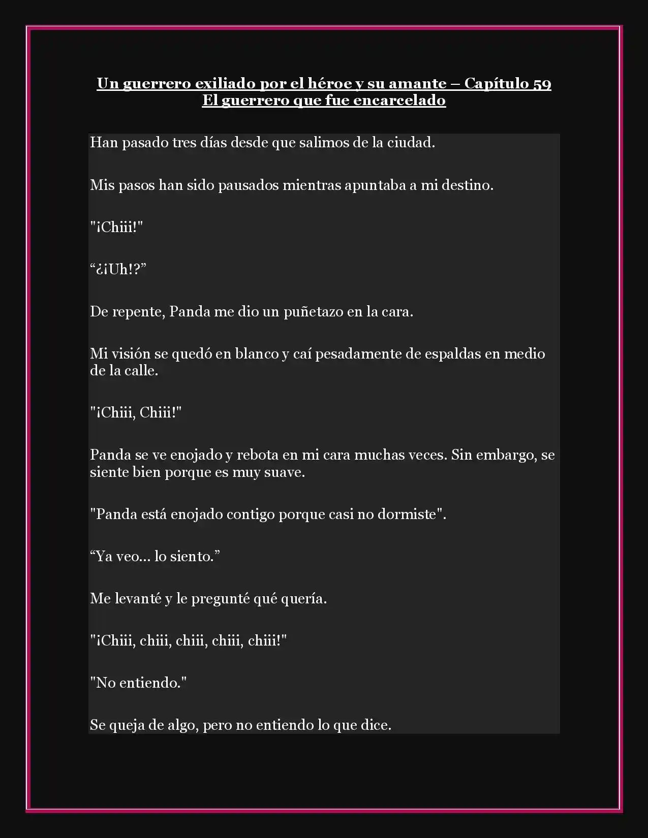 A Warrior Exiled By The Hero And His Lover - Capítulo 59 - Página 1 - LectorTMOo