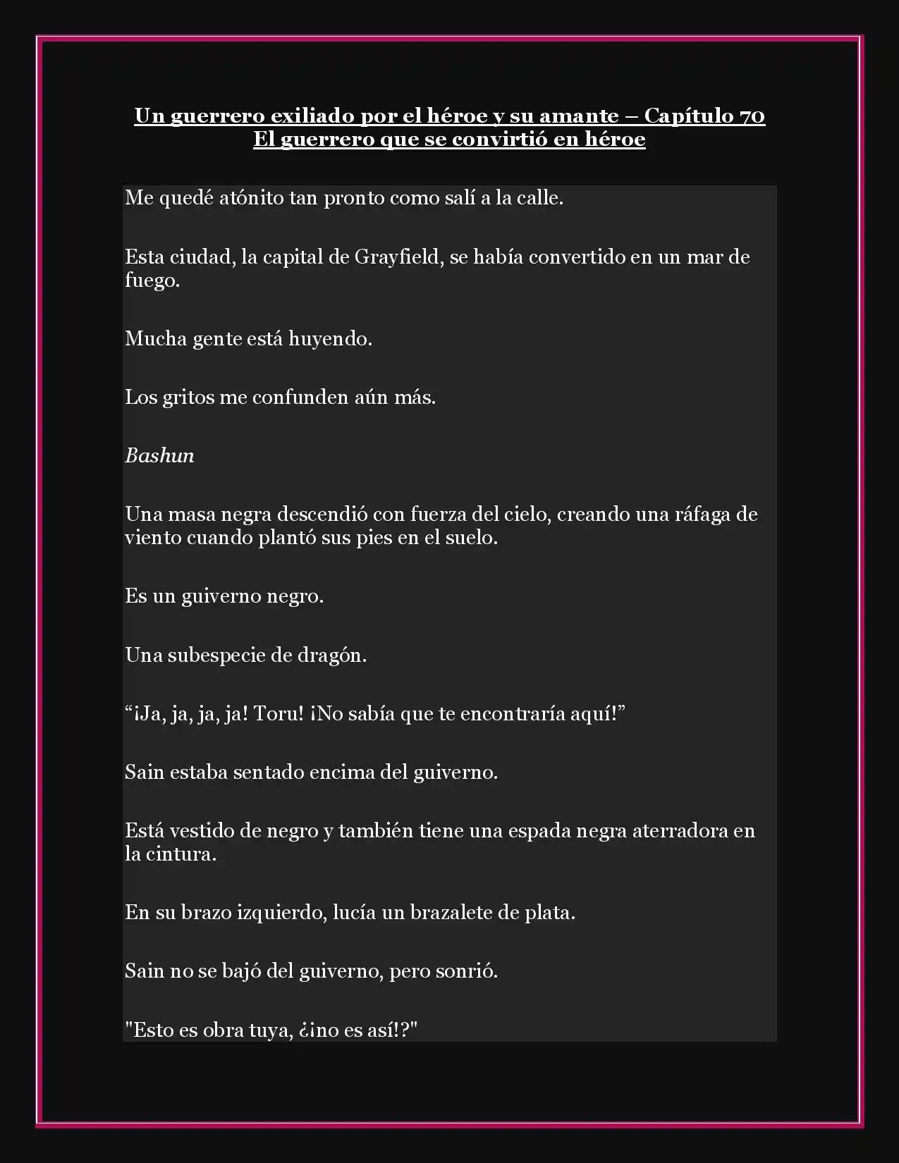 A Warrior Exiled By The Hero And His Lover - Capítulo 70 - Página 3 - LectorTMOo