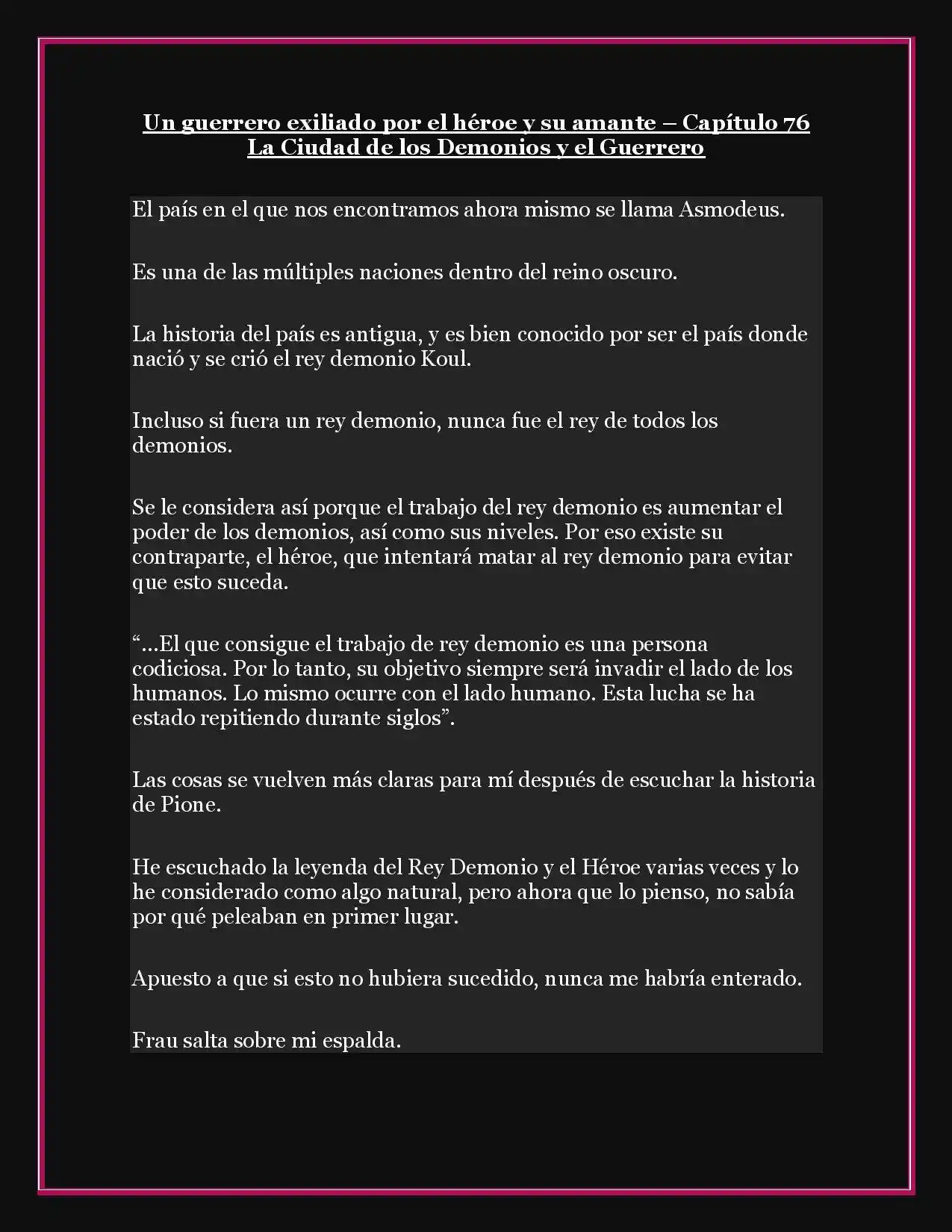 A Warrior Exiled By The Hero And His Lover - Capítulo 76 - Página 3 - LectorTMOo