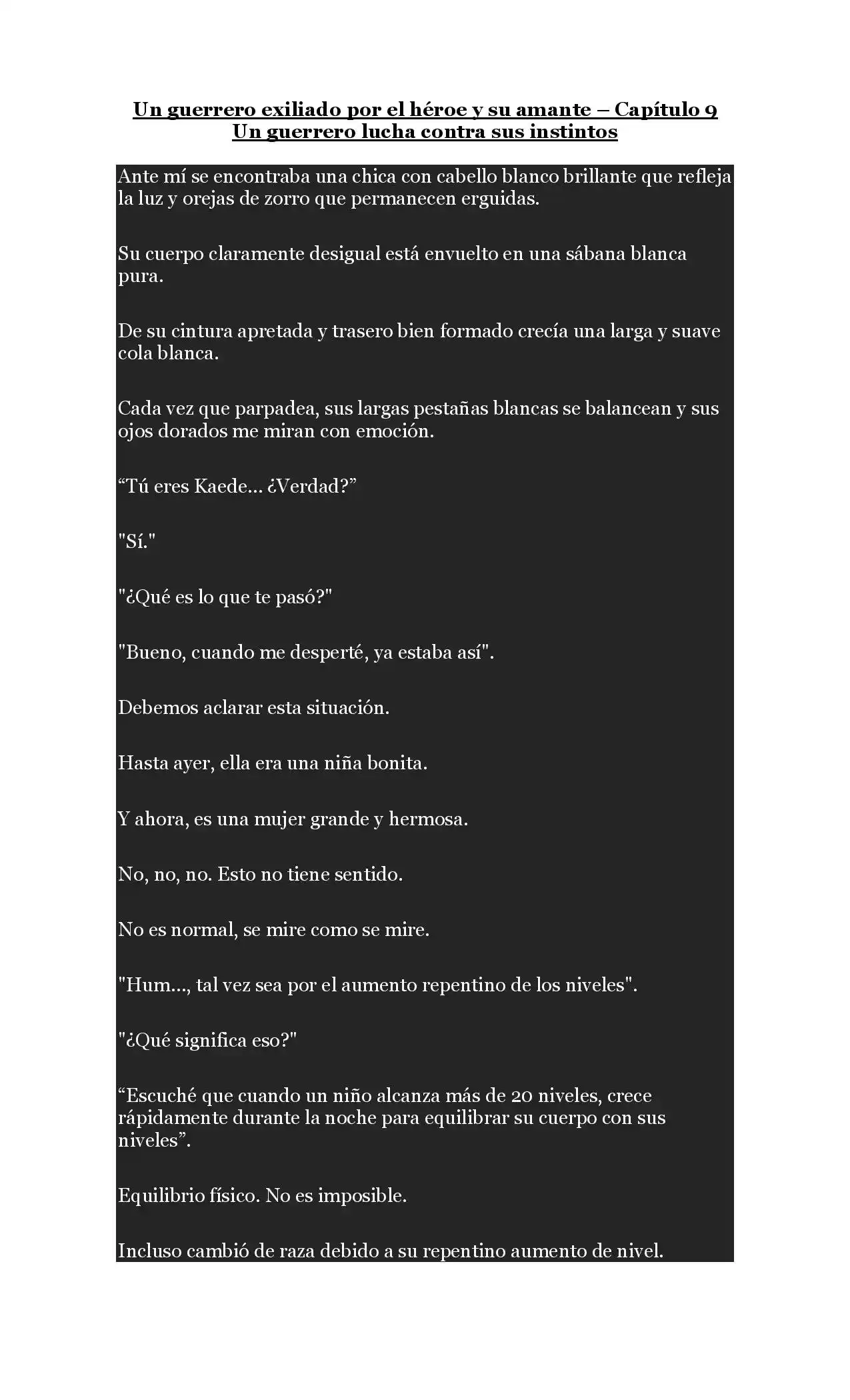 A Warrior Exiled By The Hero And His Lover - Capítulo 9 - Página 1 - LectorTMOo
