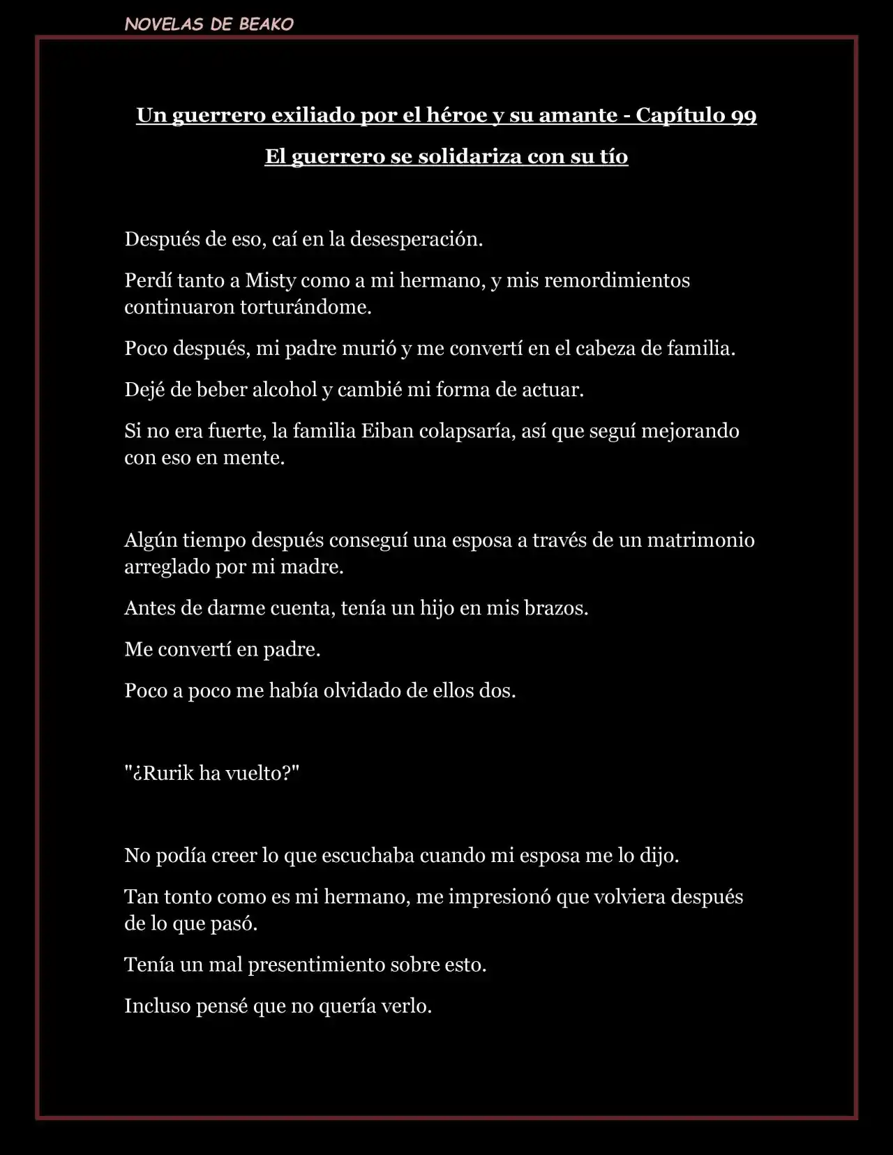 A Warrior Exiled By The Hero And His Lover - Capítulo 99 - Página 3 - LectorTMOo