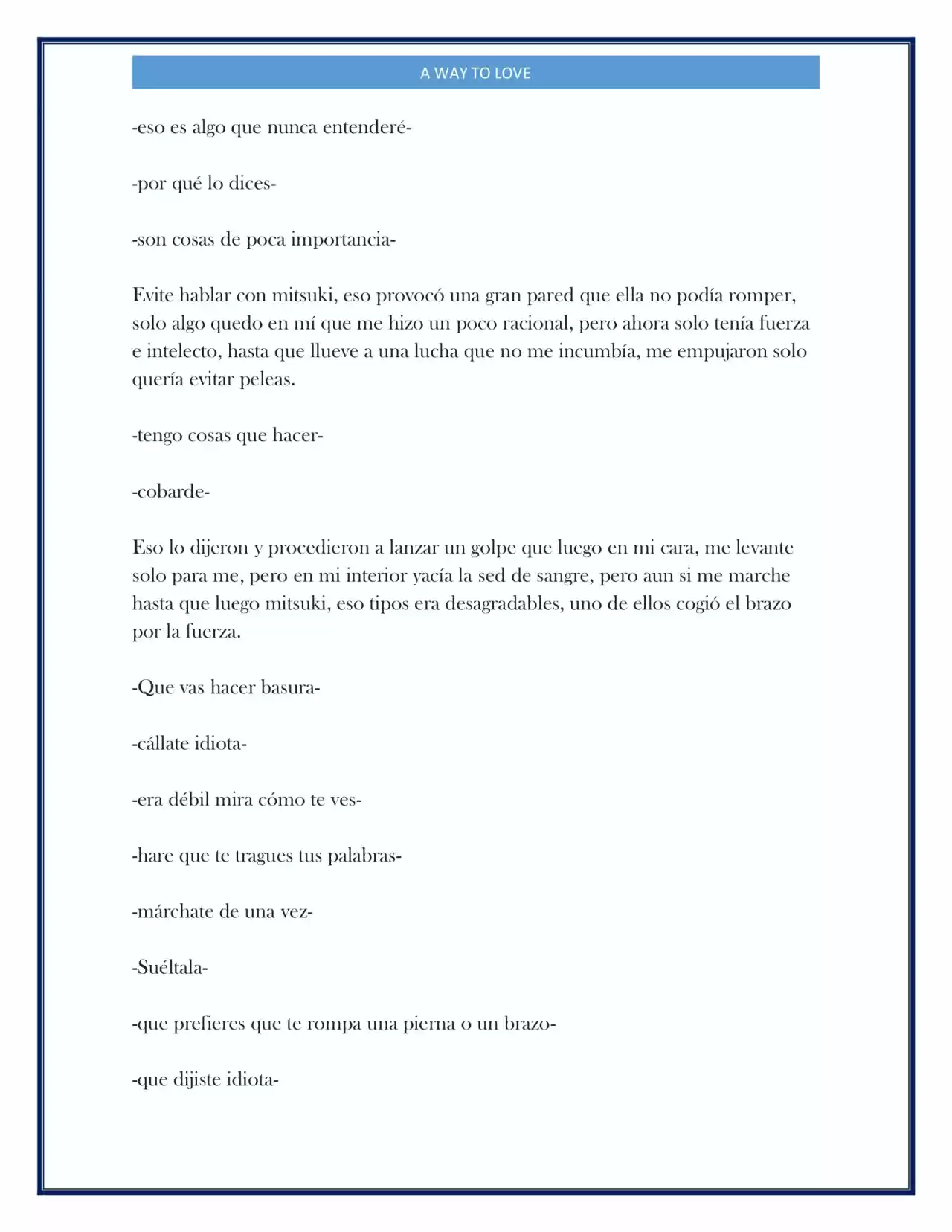 A Way To Love (Novela) - Capítulo 5 - Página 12 - LectorTMOo