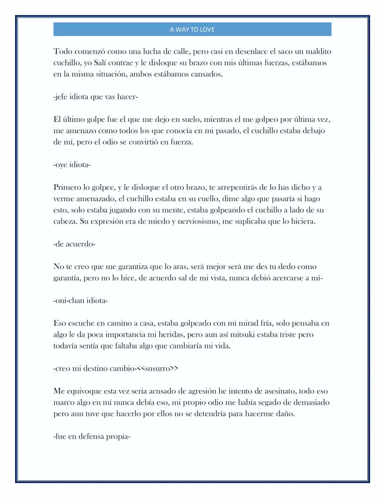 A Way To Love (Novela) - Capítulo 5 - Página 14 - LectorTMOo