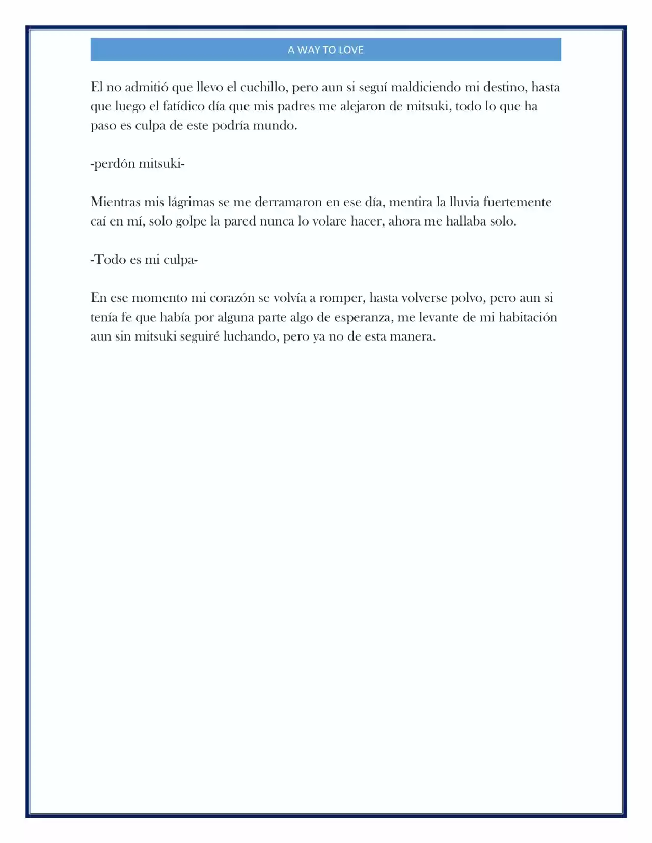 A Way To Love (Novela) - Capítulo 5 - Página 15 - LectorTMOo